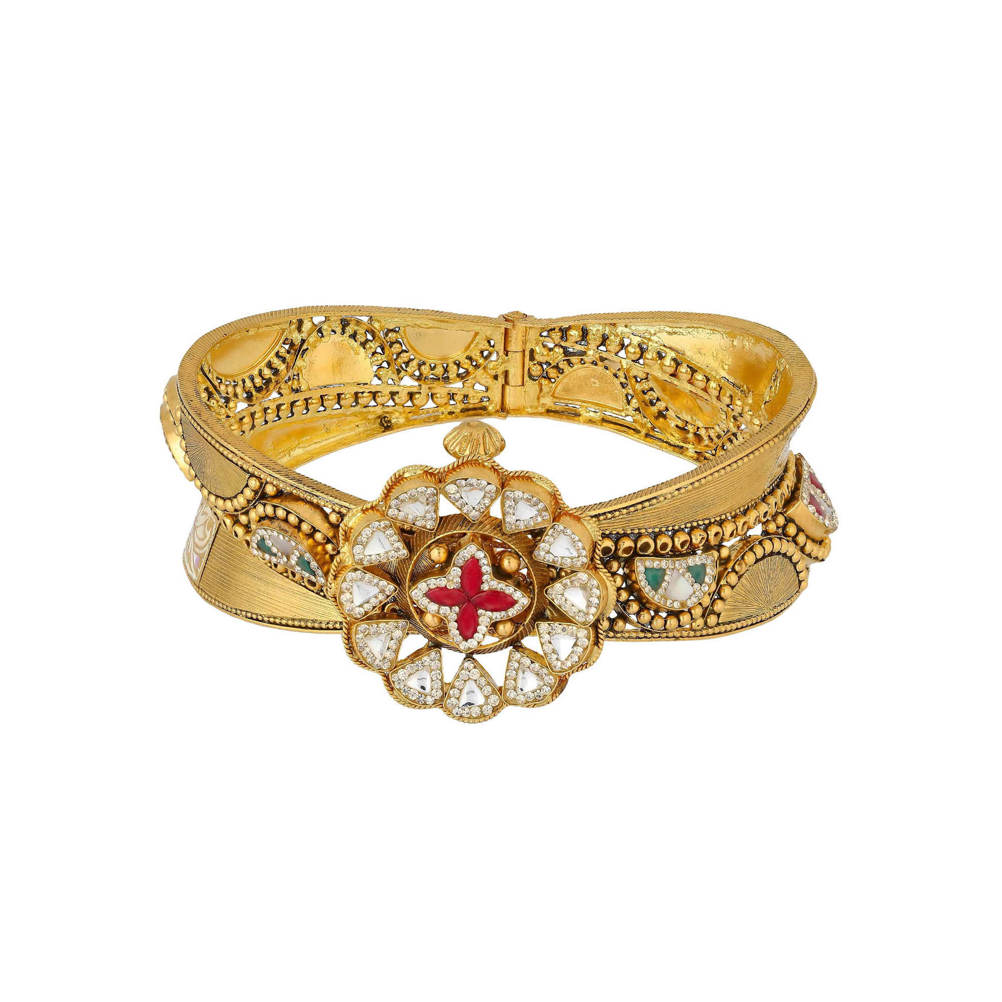 Malabar Gold Oval Bangle BNANC42321