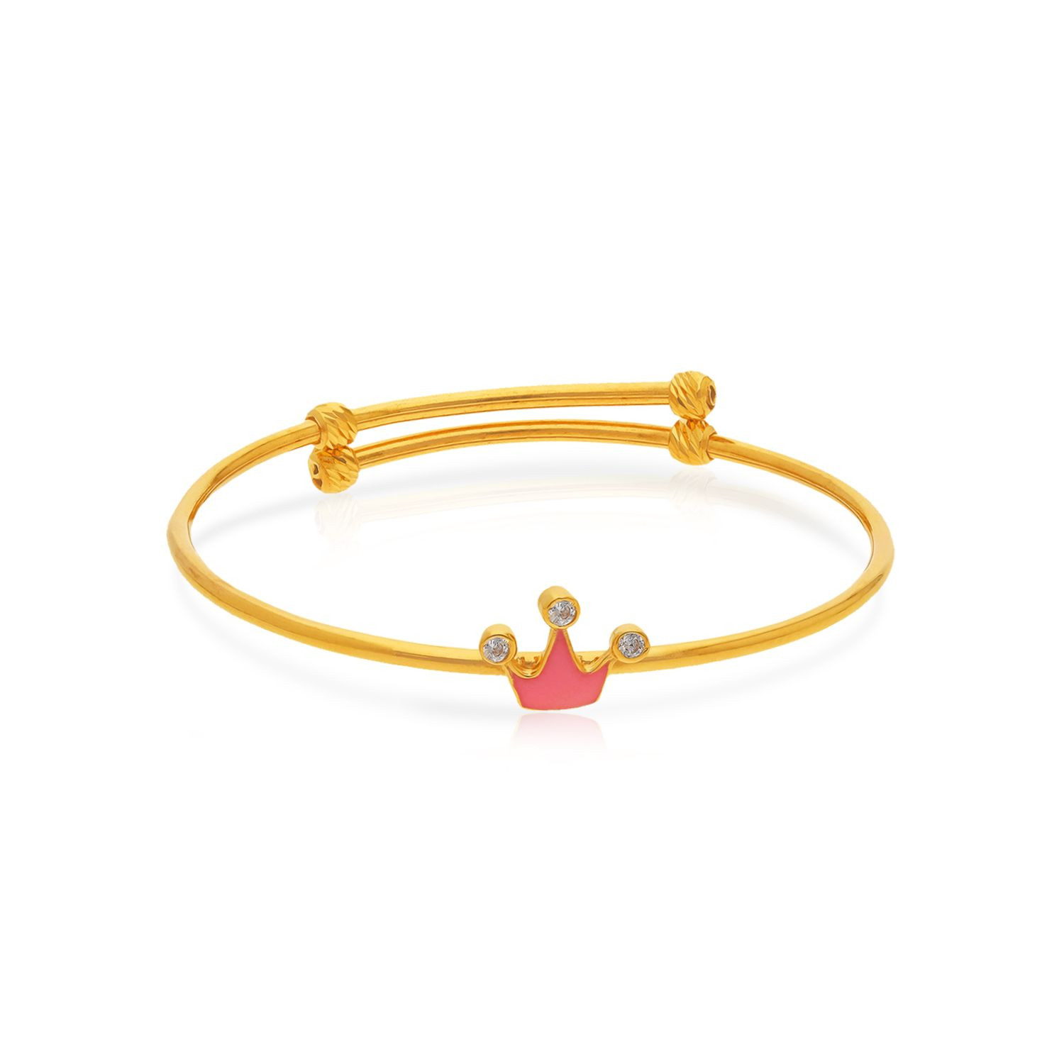Starlet Gold Kada Bangle BNDZL19971