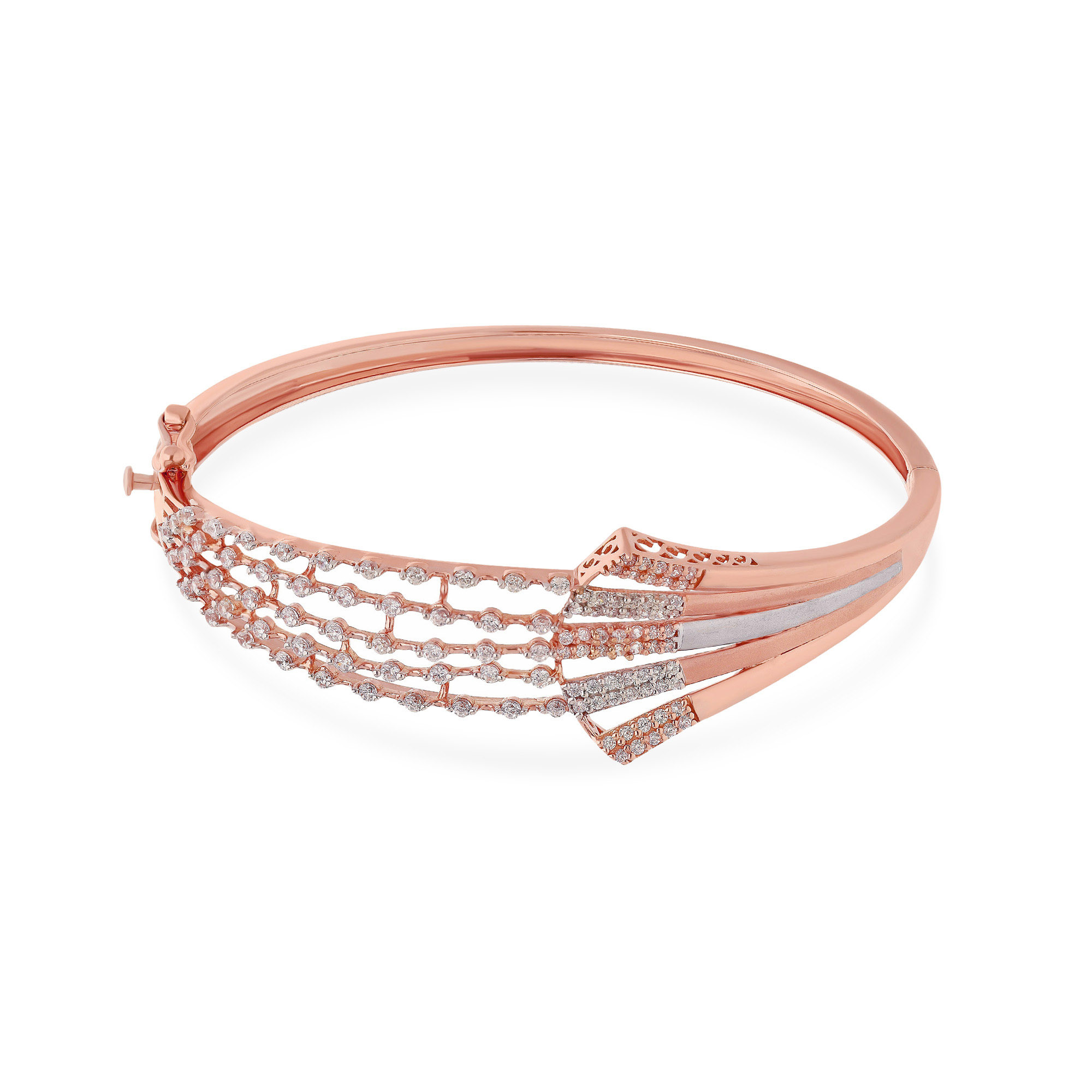 Caliesta Gold Oval Bangle BNDZL46167