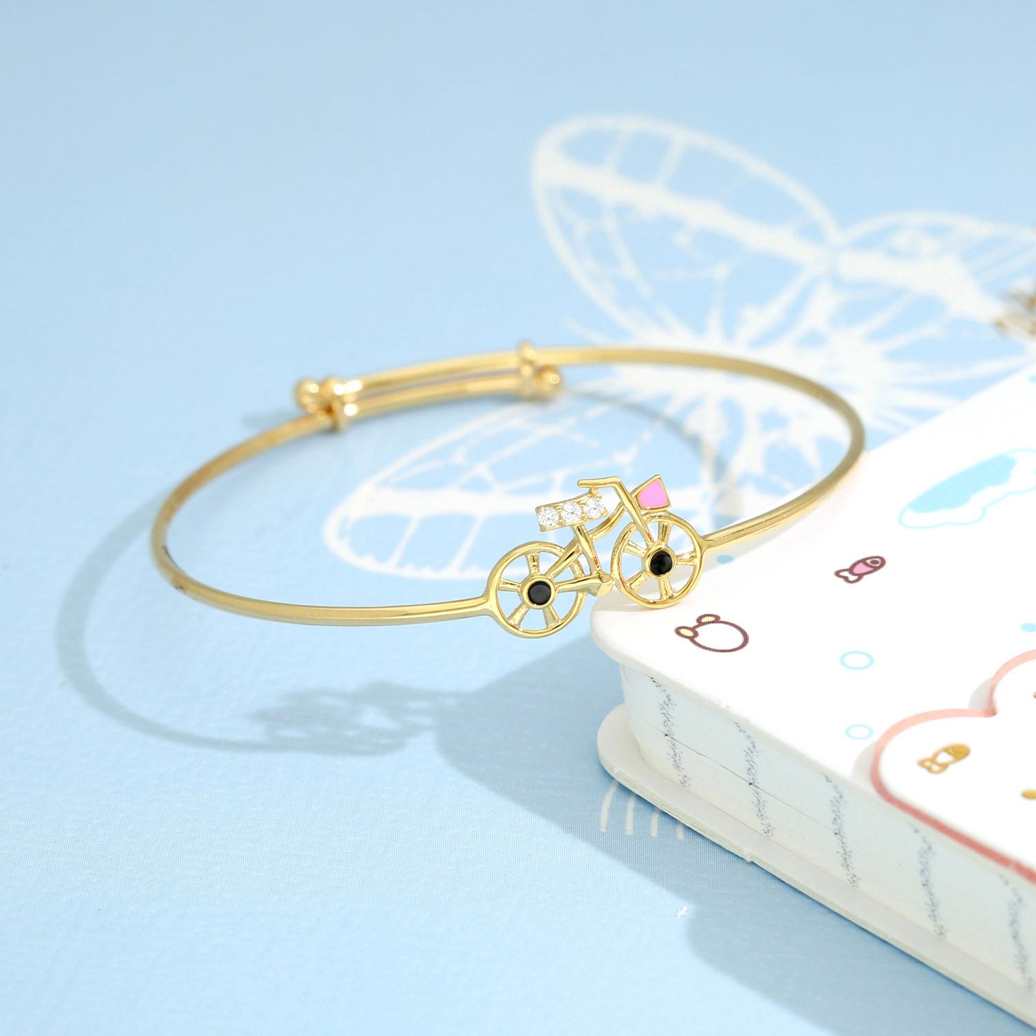 Starlet Gold Oval Bangle BNDZL46203
