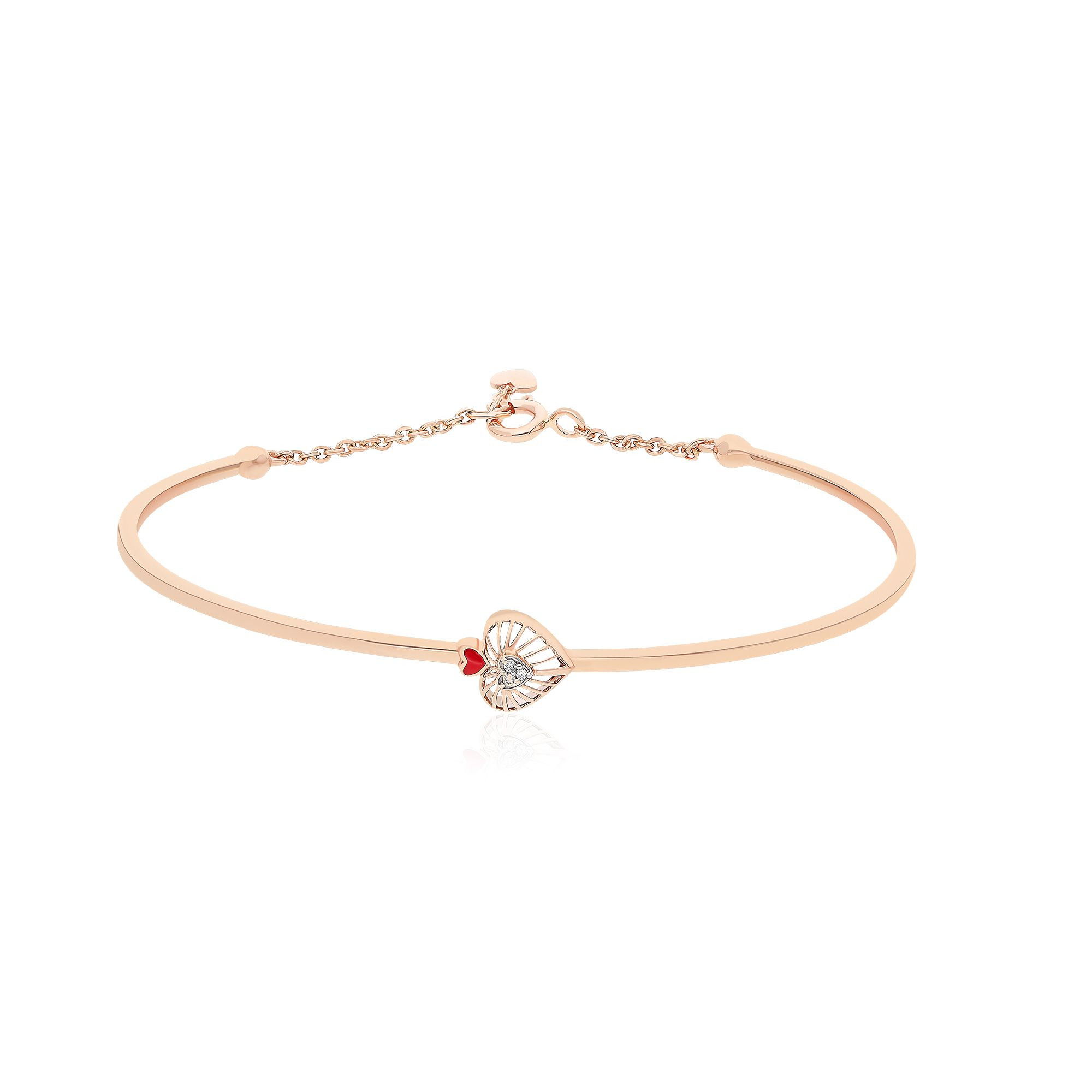 Zoul Gold Oval Bangle BNNKDZL42395