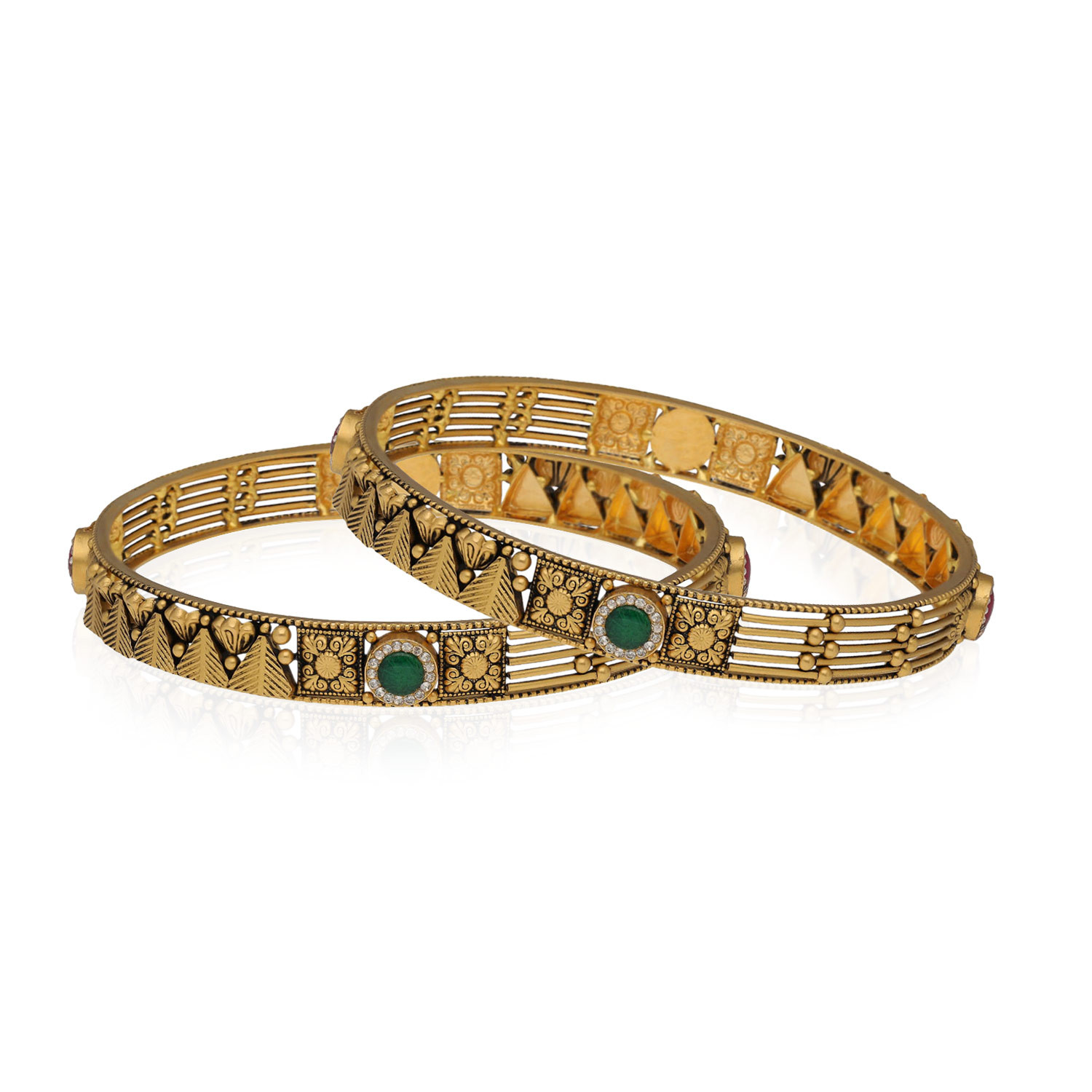 Malabar Gold Bangle Set BSBNANC40790