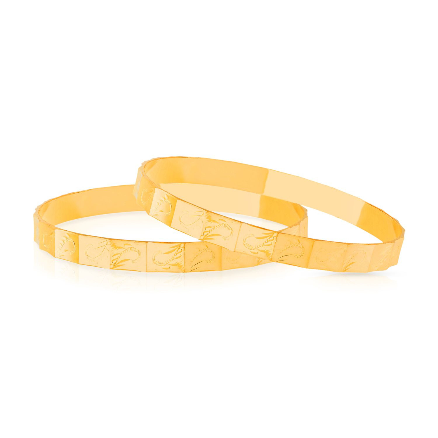 Malabar Gold Bangle Set BSBNKAR10304