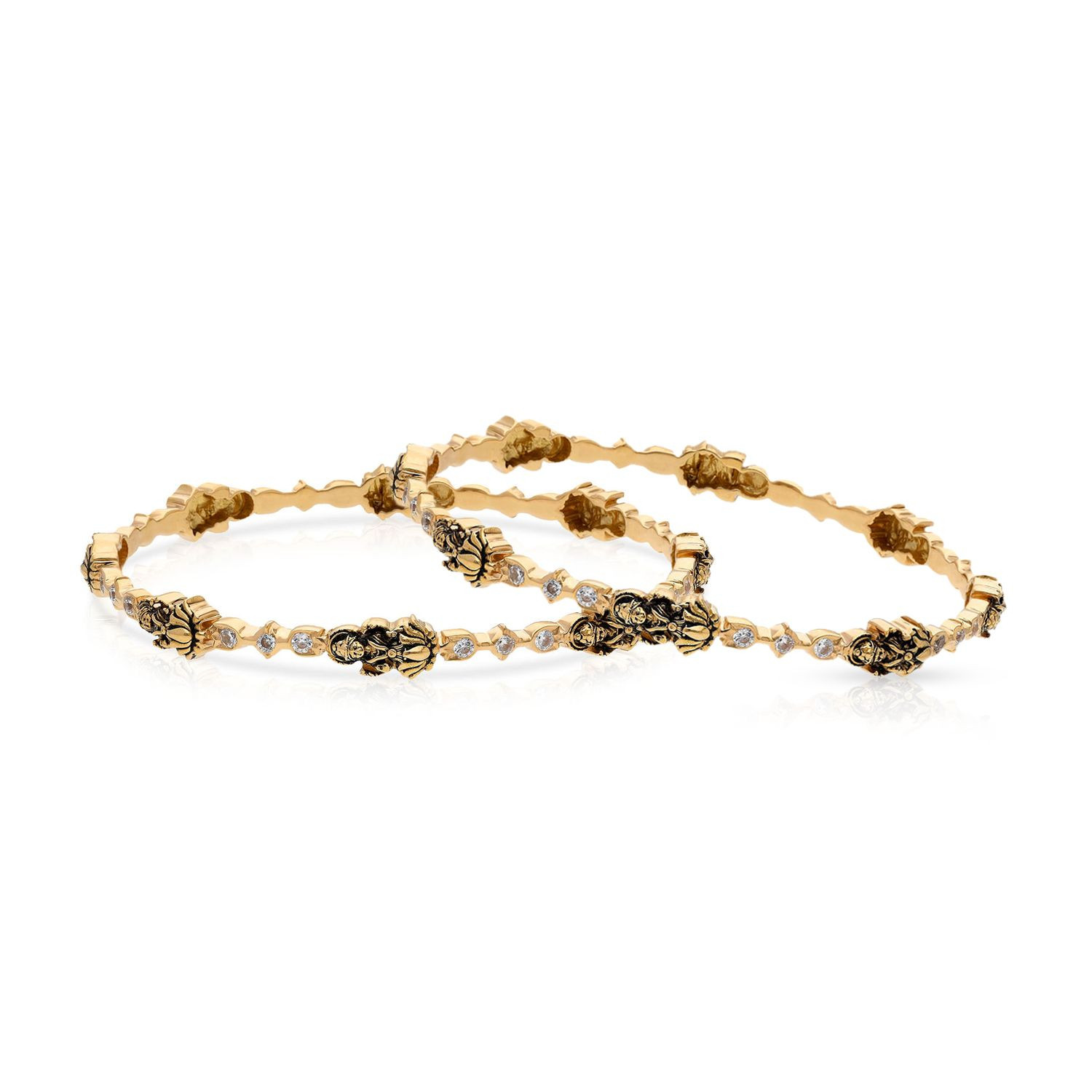 Divine Gold Bangle Set BSBNNGS10582