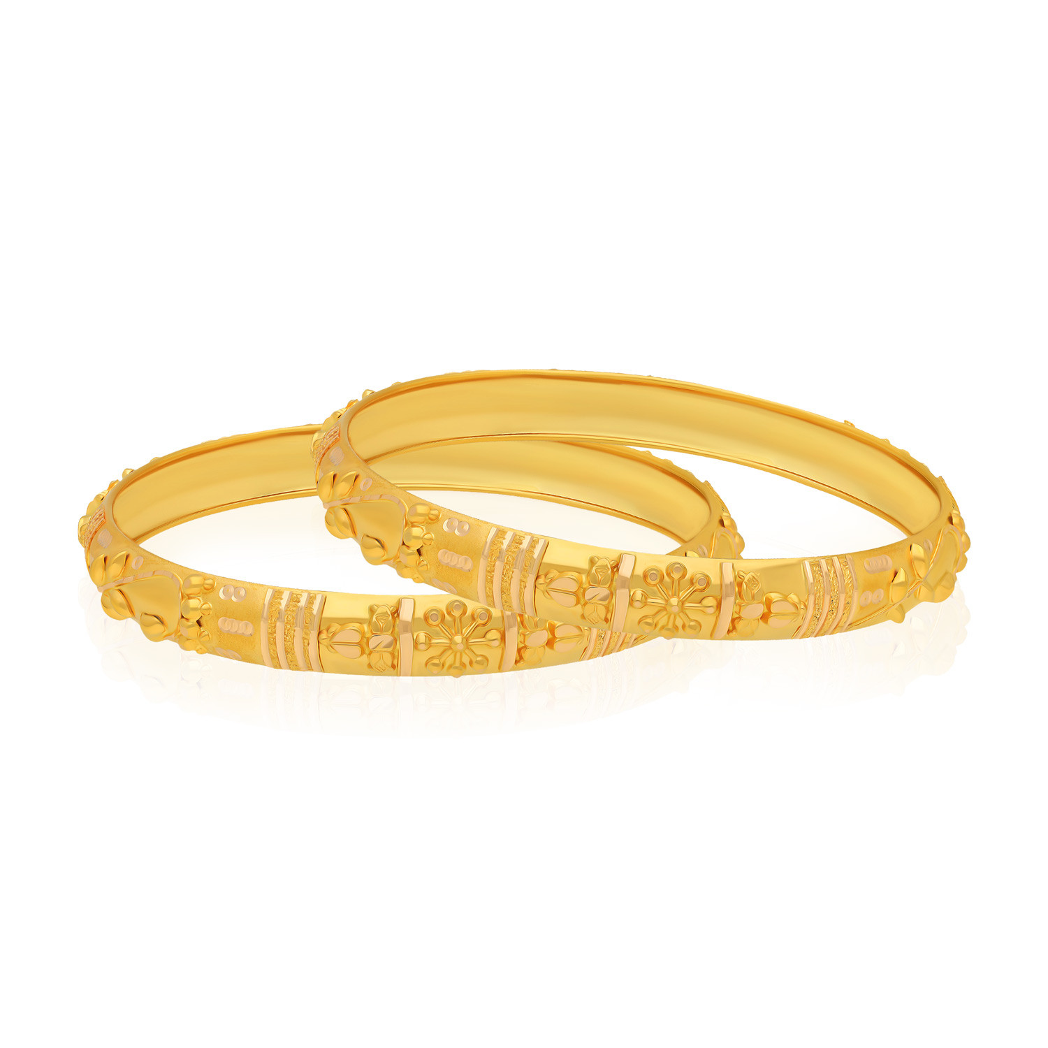 Malabar Gold Bangle Set BSBNNOB14692