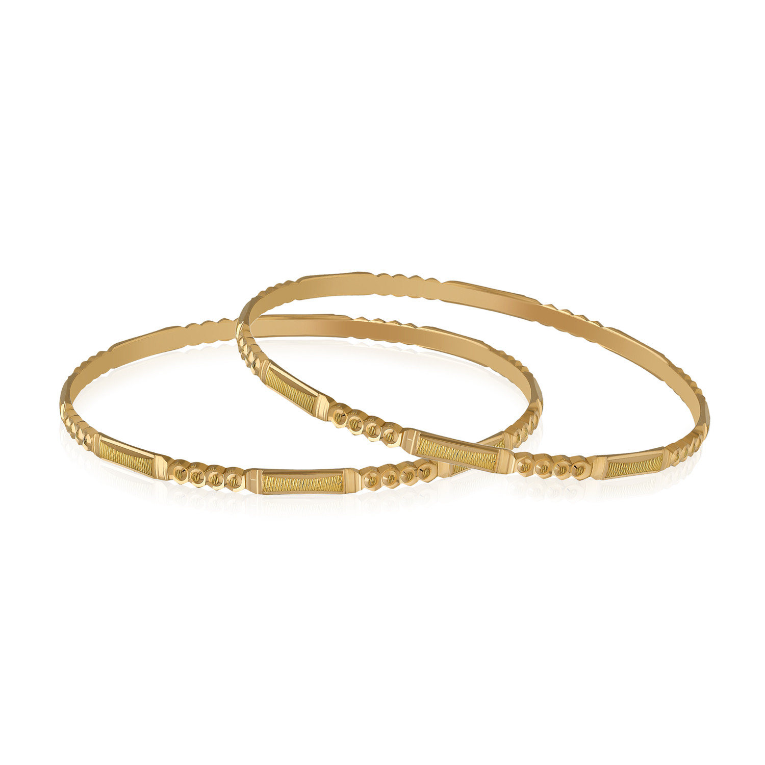 Malabar Gold Bangle Set BSBNZNS10004