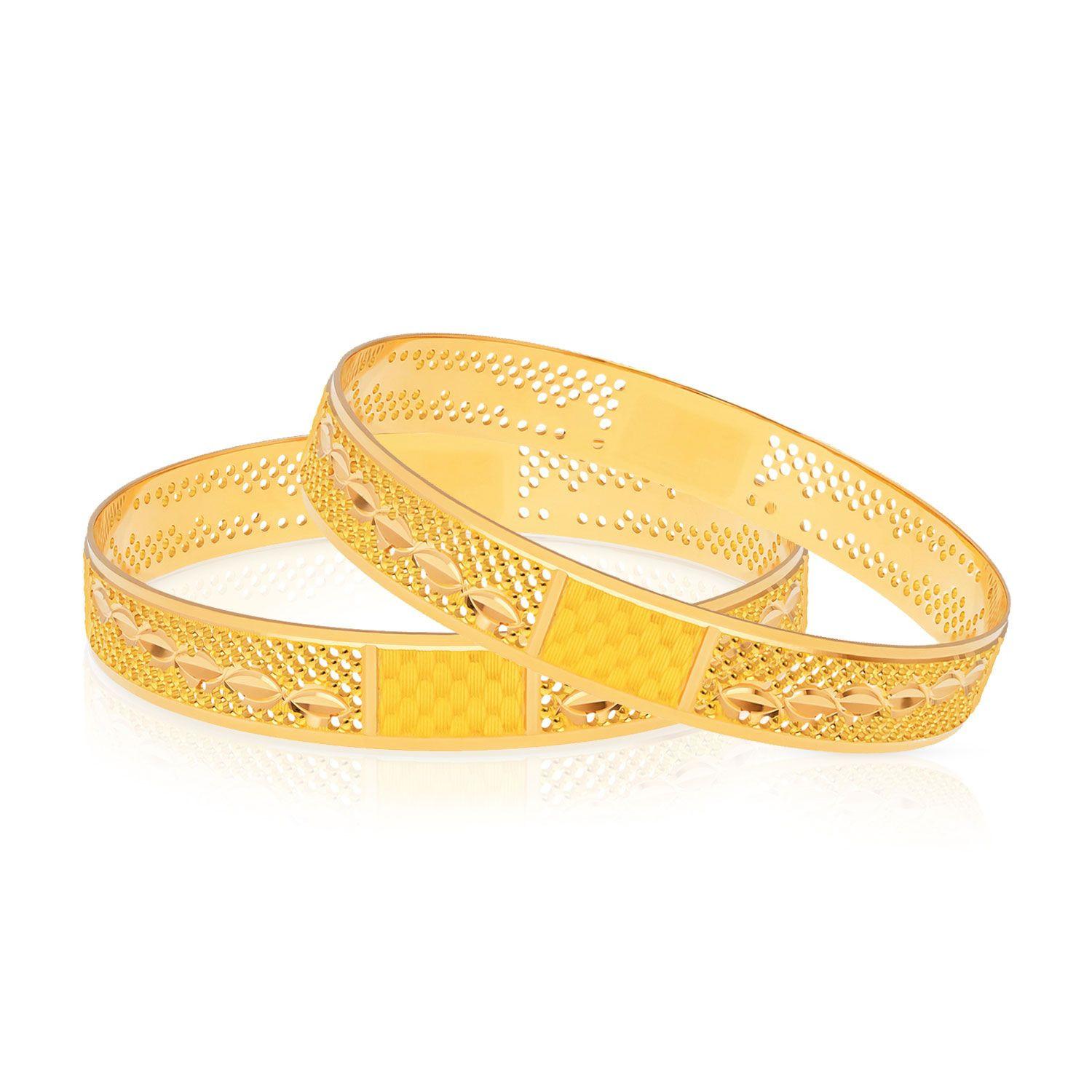 Malabar Gold Bangle Set BSBNZNS15858