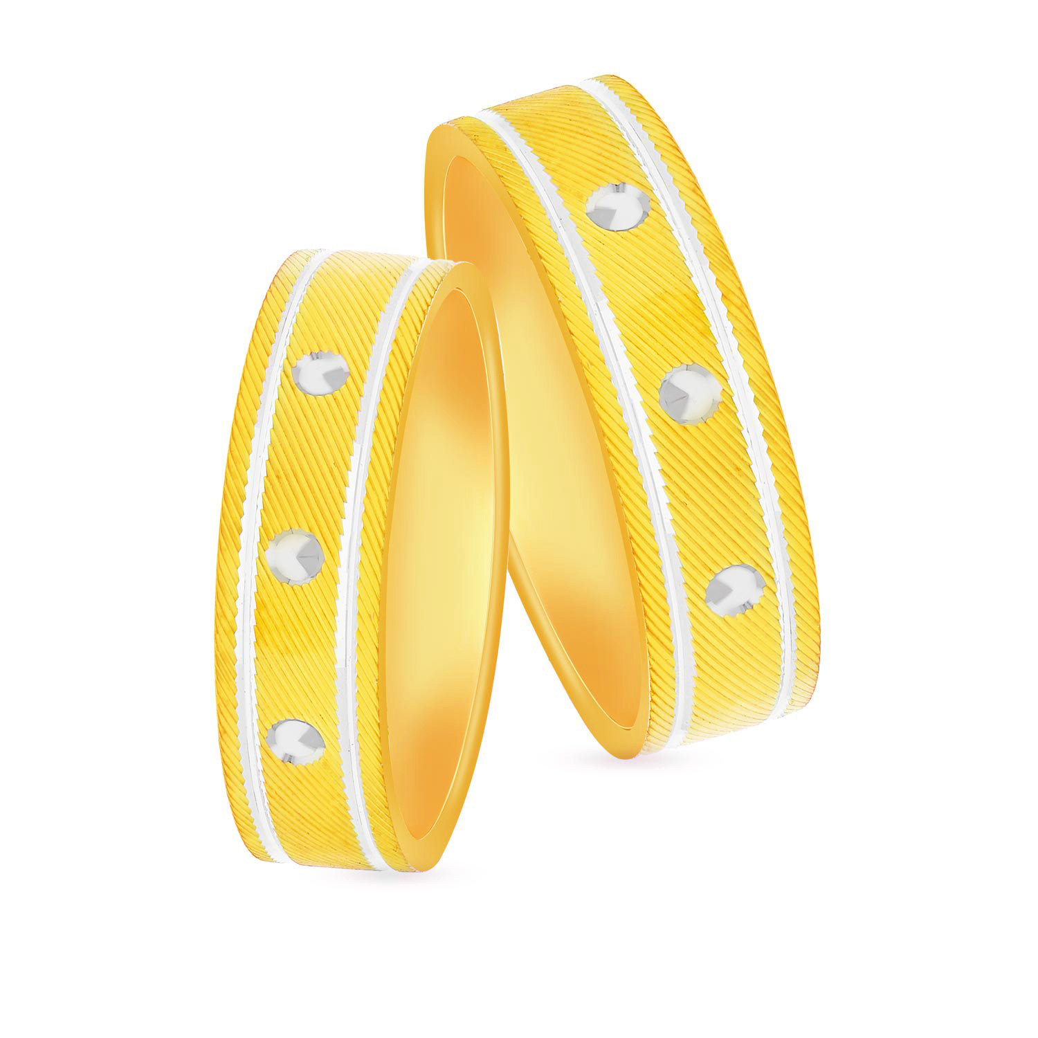 Malabar Gold Couple Bands EMRNCPL037LG