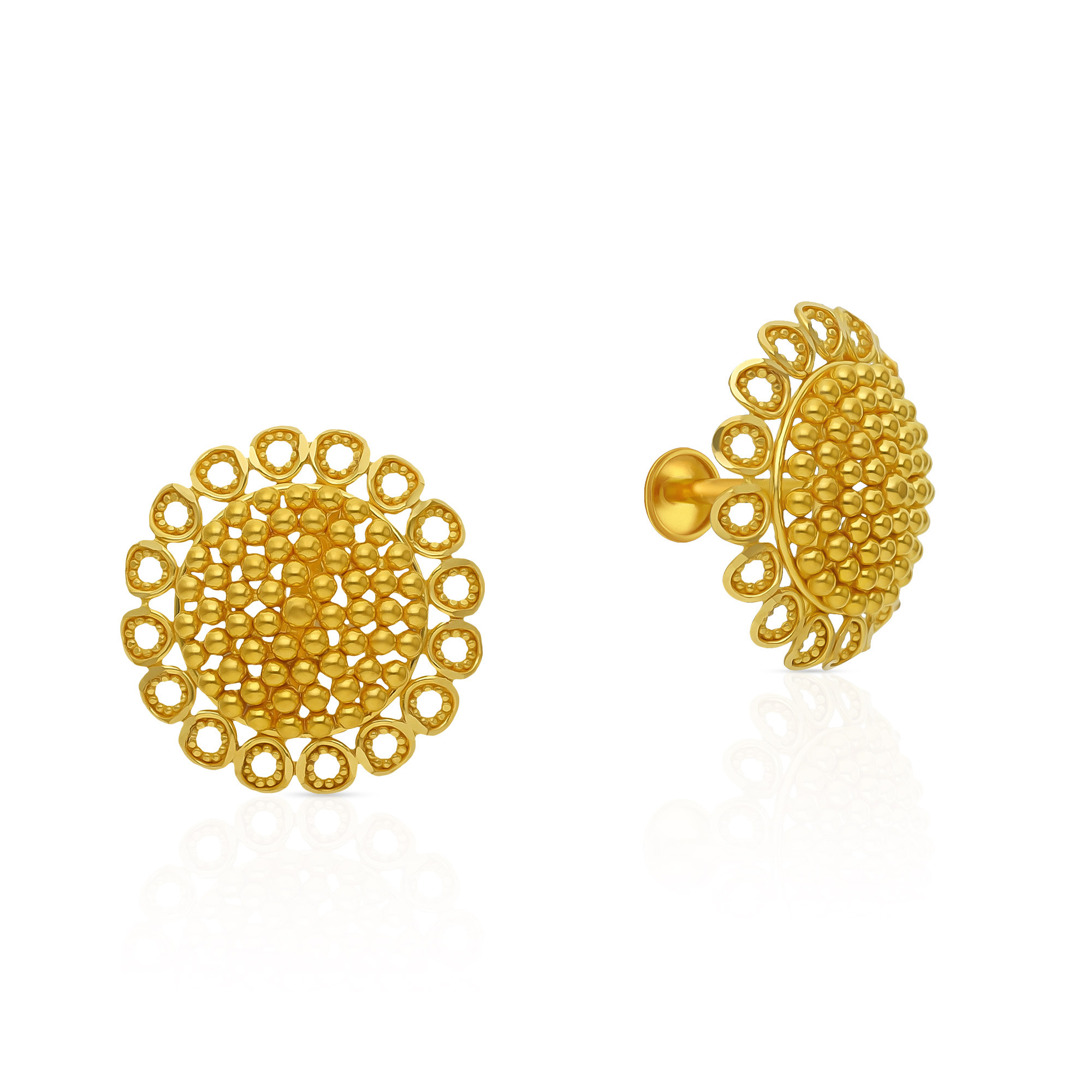 Malabar Gold Studs Earring ERCOS16589