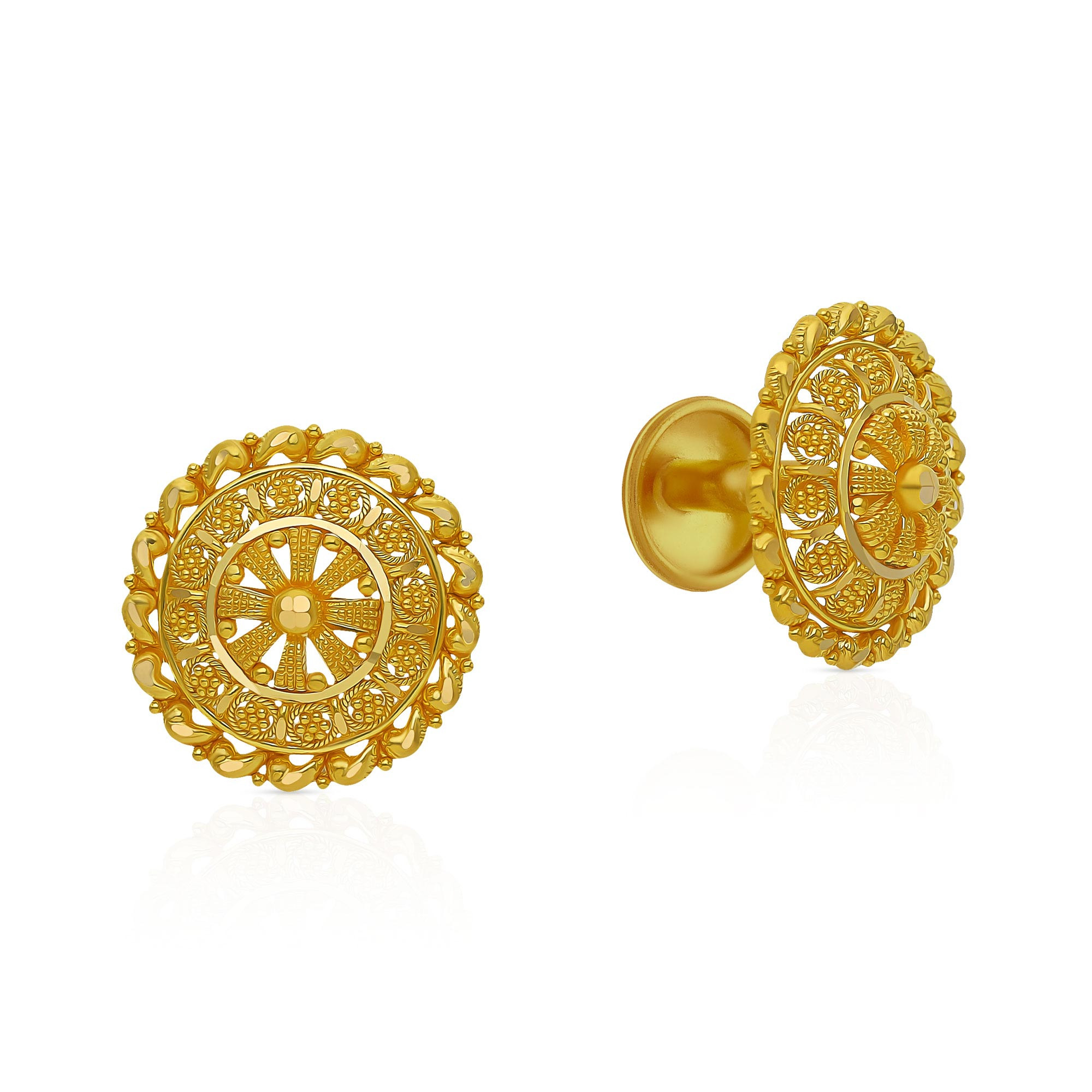 Malabar Gold Studs Earring ERCOS16593