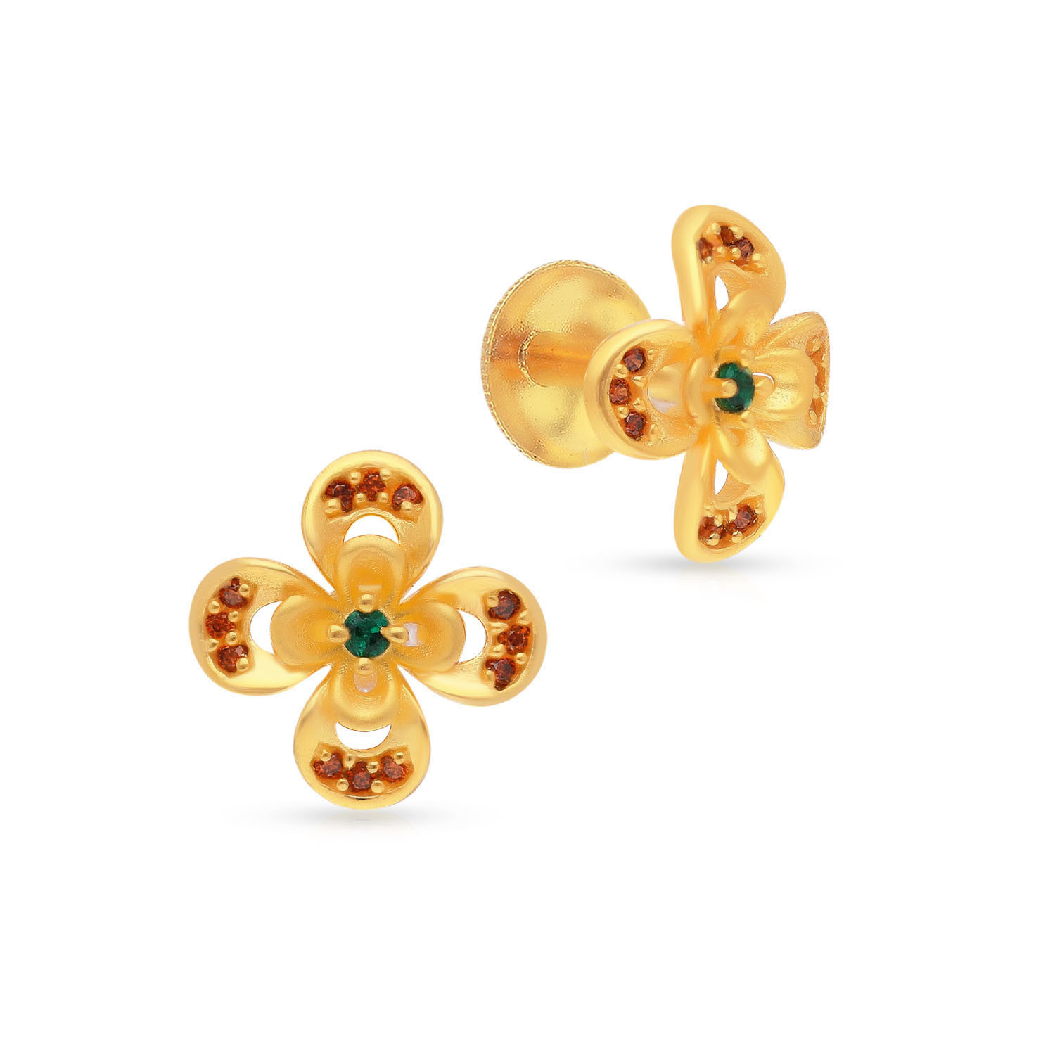 Malabar Gold Studs Earring ERDZL19189