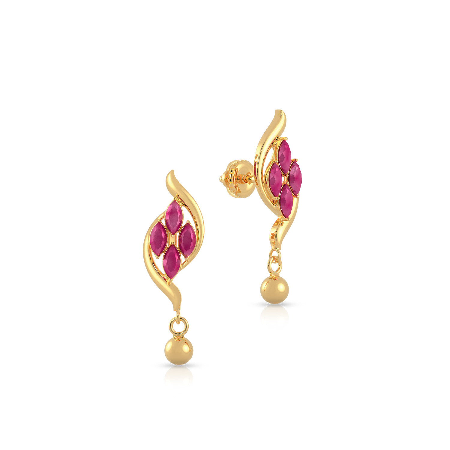 Precia Gemstone Gold Earring ERDZL21855