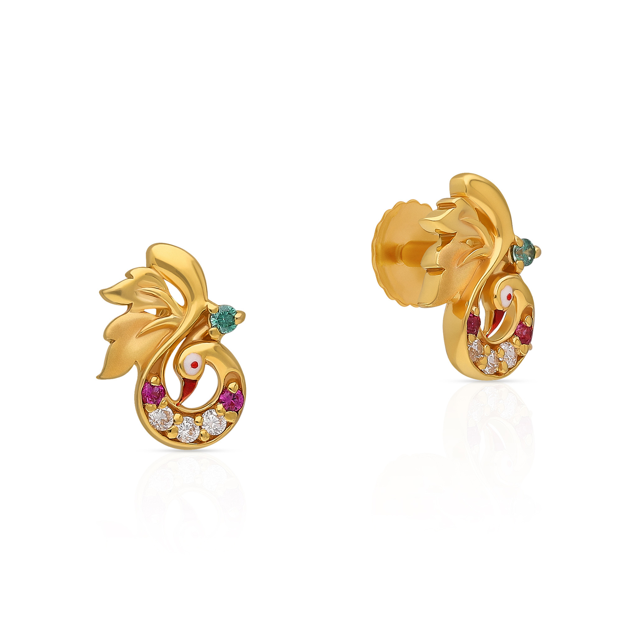 Malabar Gold Studs Earring ERDZL27855