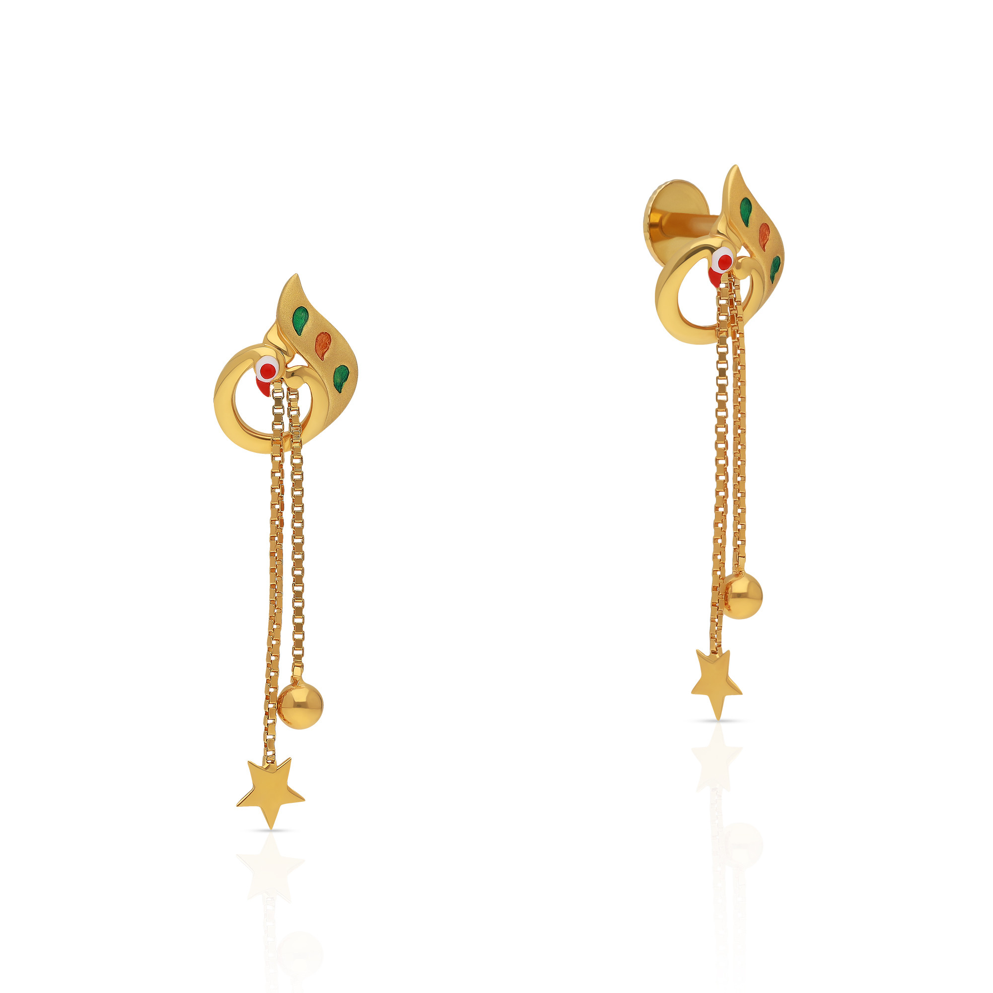 Malabar Gold Drops Earring ERDZL28636