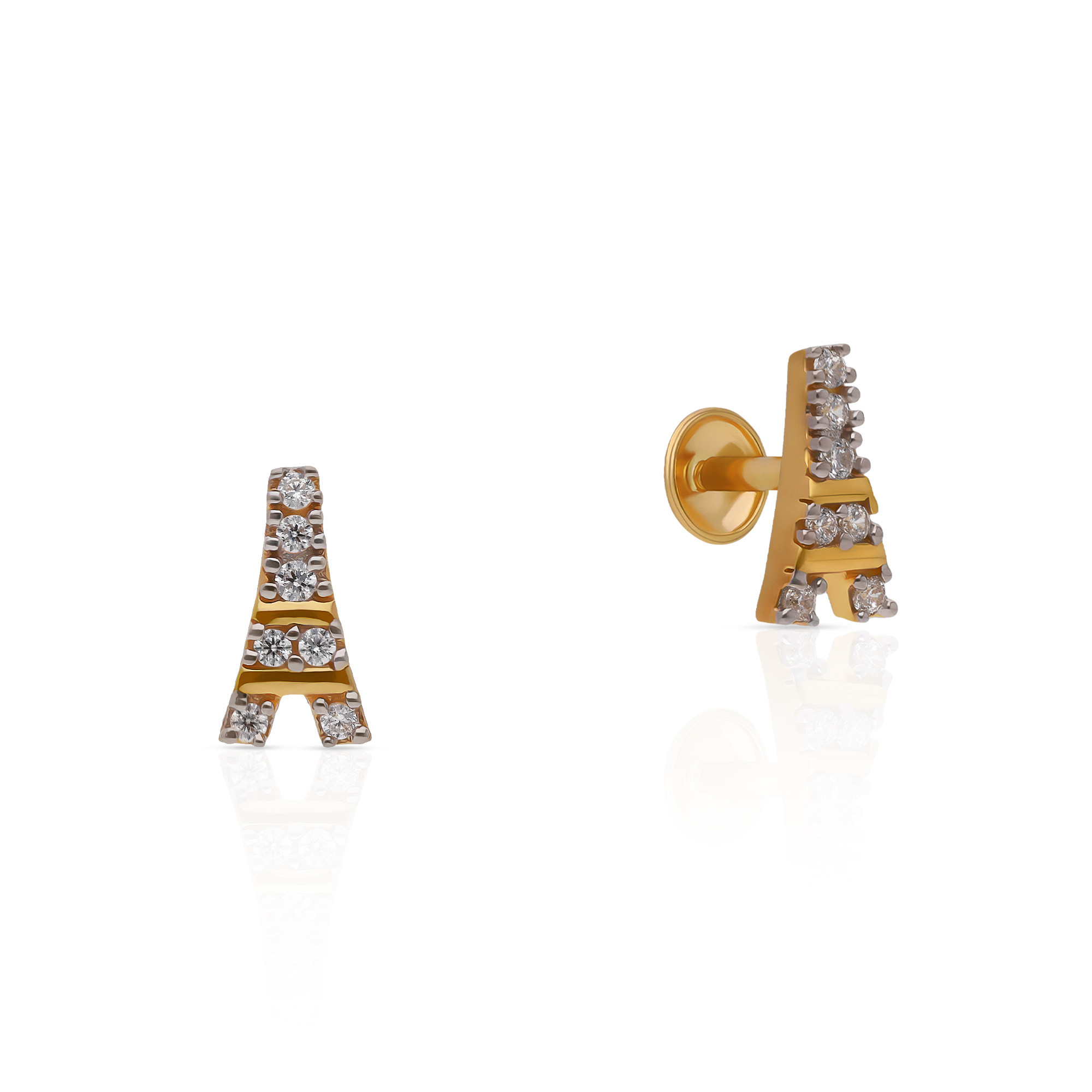 Malabar Gold Studs Earring ERDZL29318