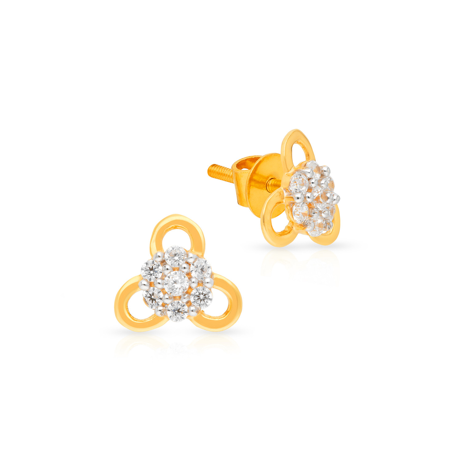 Starlet Gold Studs Earring ERDZL30251