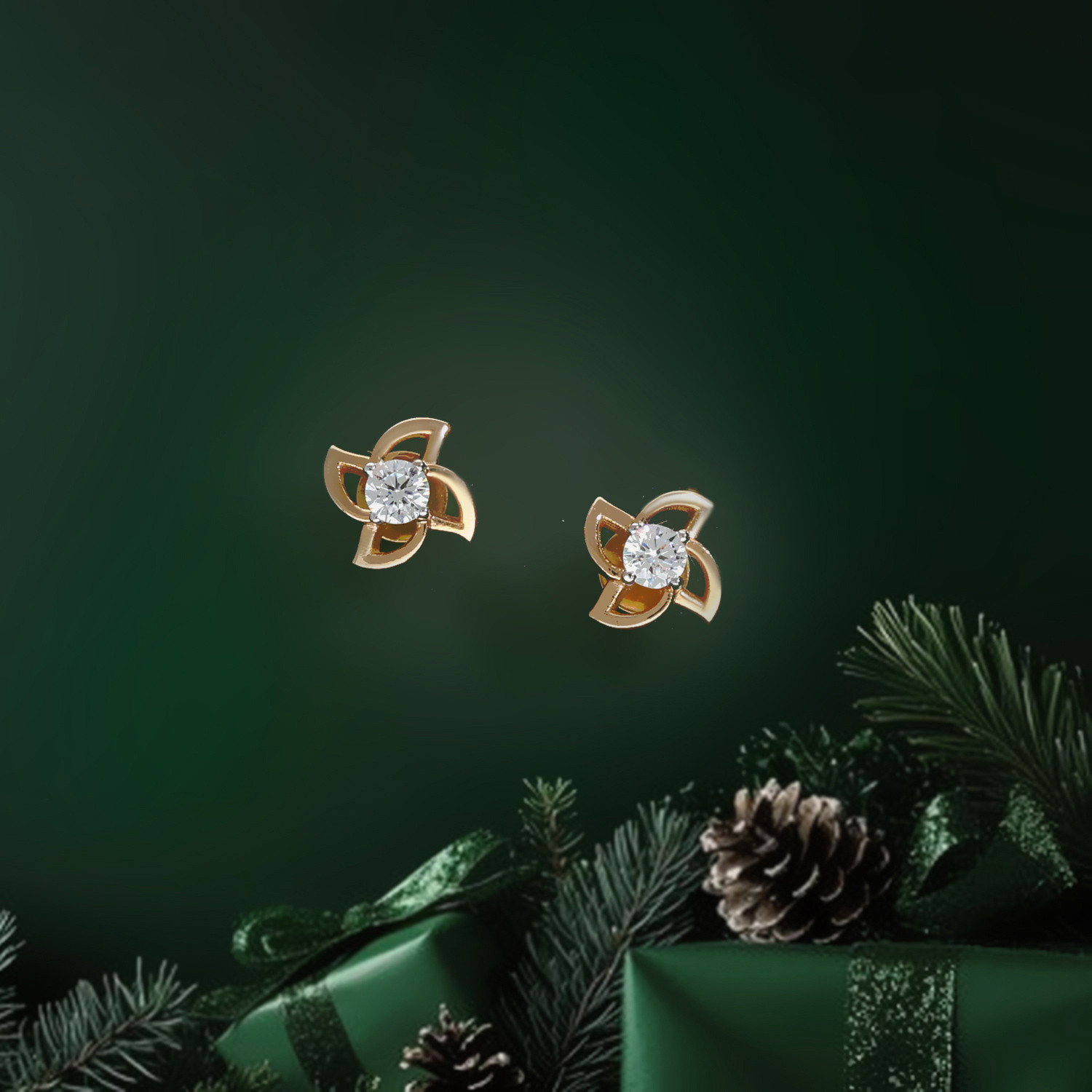 Malabar Gold Studs Earring ERDZL43238