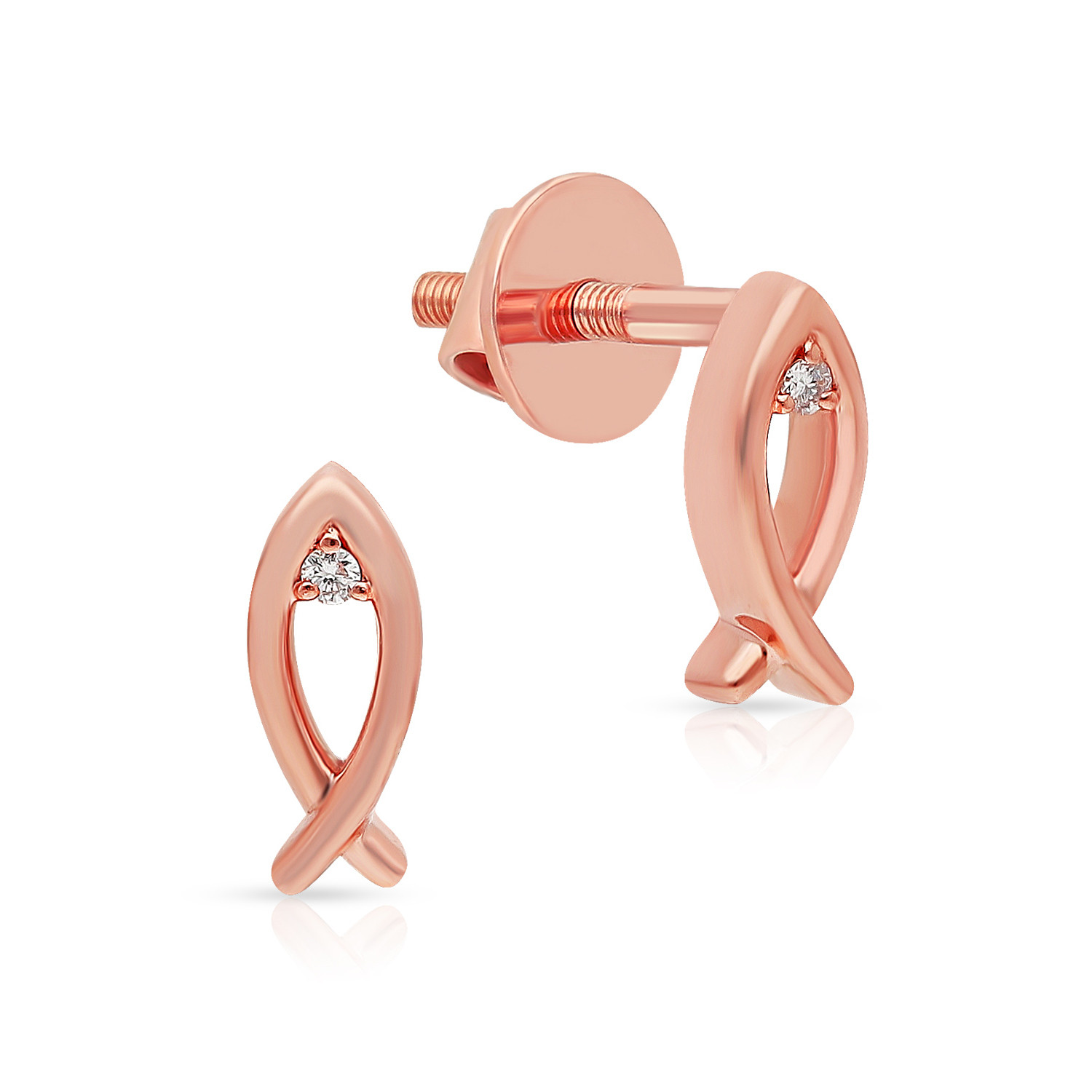 Malabar Gold Studs Earring ERDZL44902