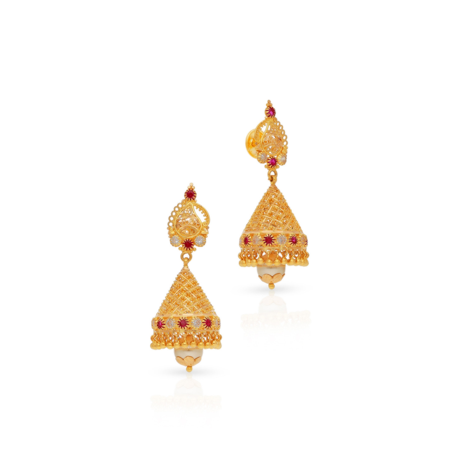 Malabar Gold Jhumka Earring ERGLT49241
