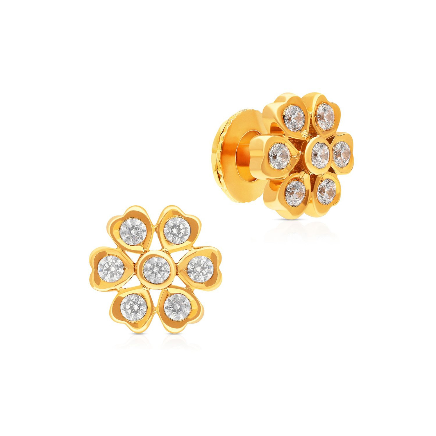 Malabar Gold Studs Earring ERGLT49516