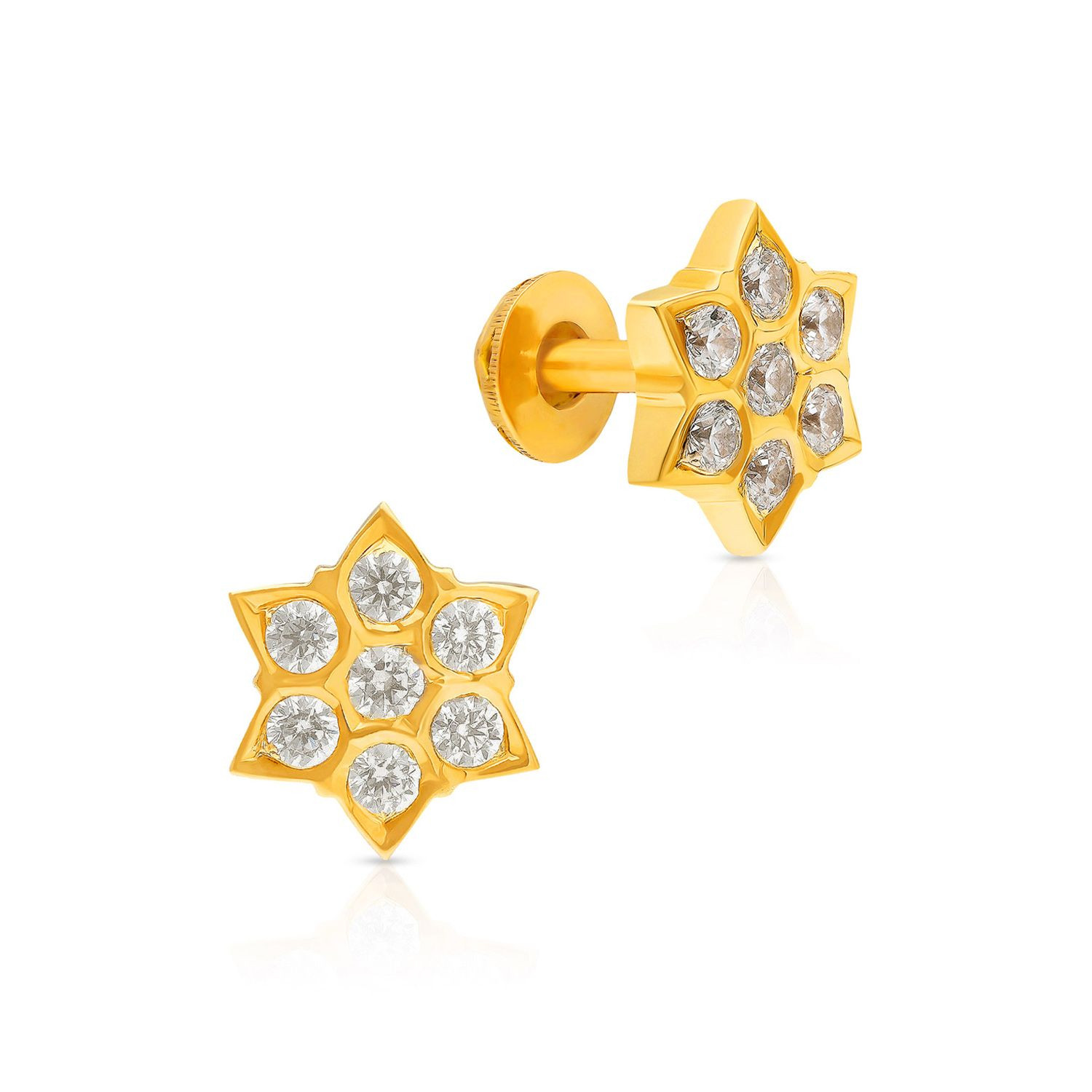 Malabar Gold Studs Earring ERGLT49518