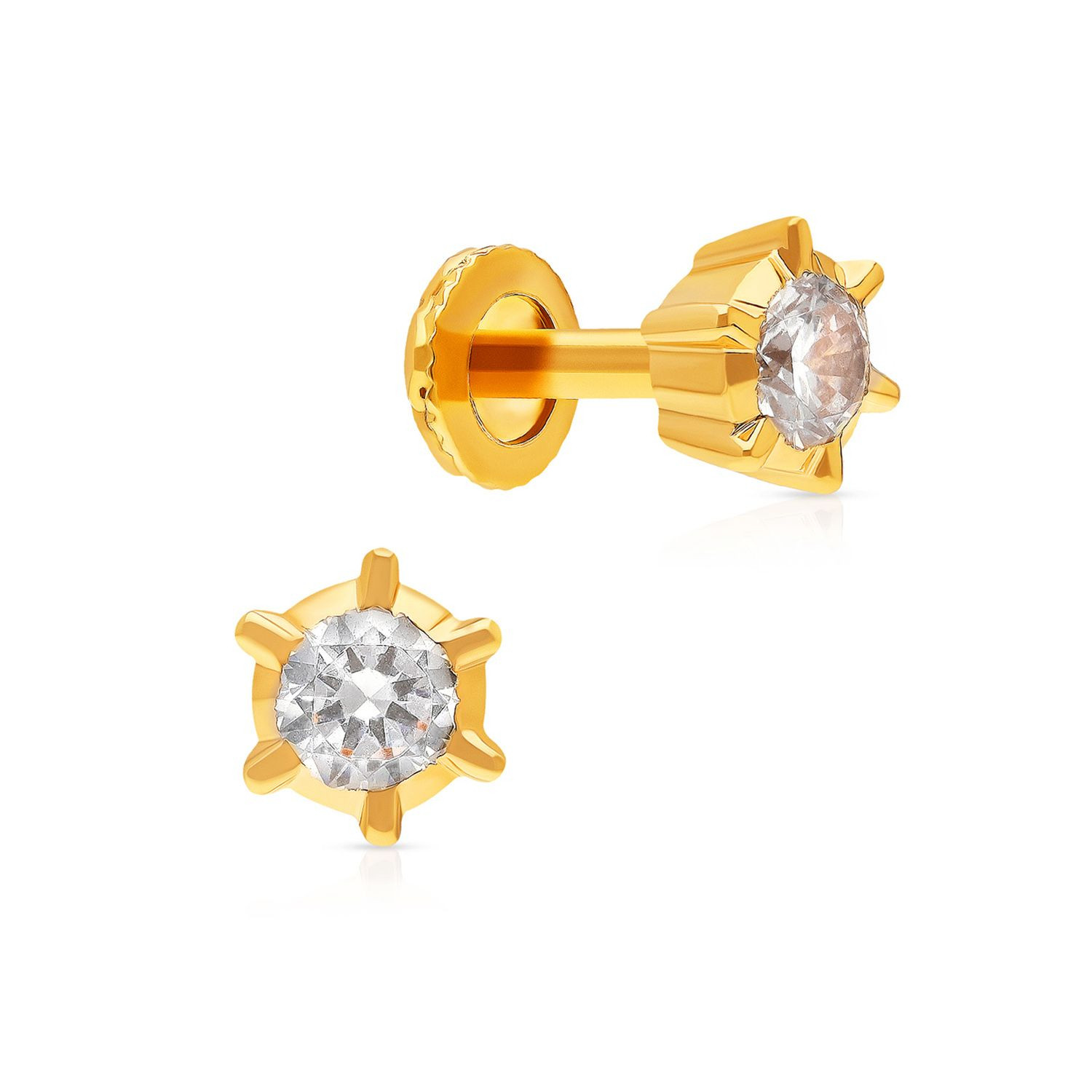 Malabar Gold Studs Earring ERGLT49537