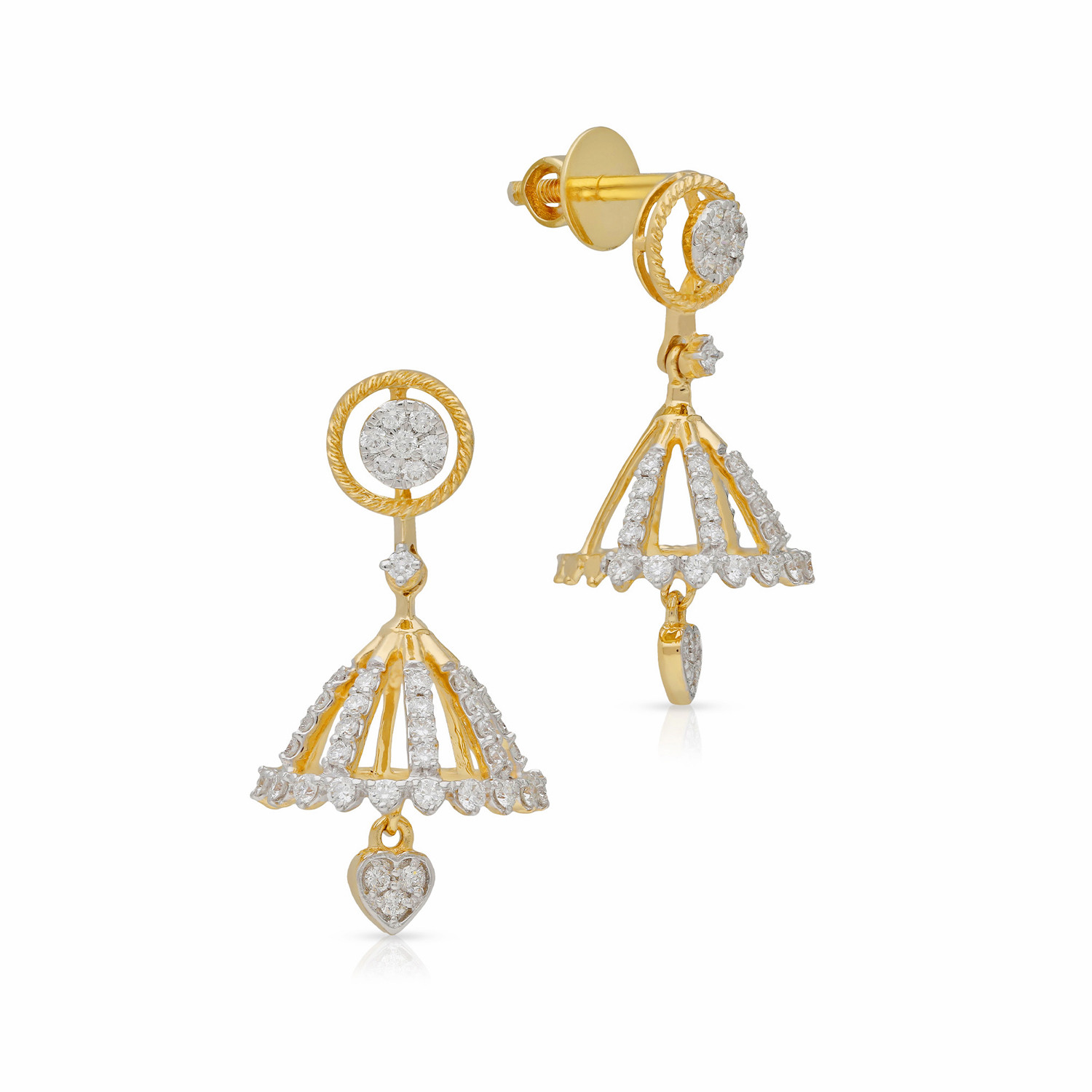 Mine Diamond Jhumka Earring ERHRM14281
