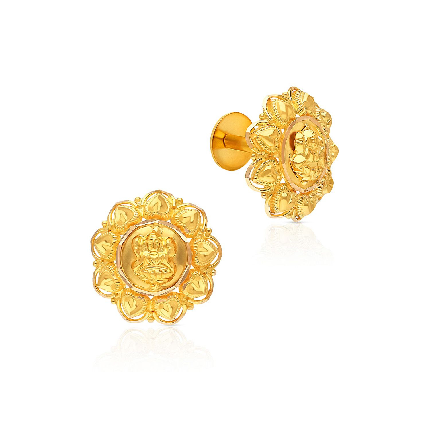 Malabar Gold Studs Earring ERKER40288