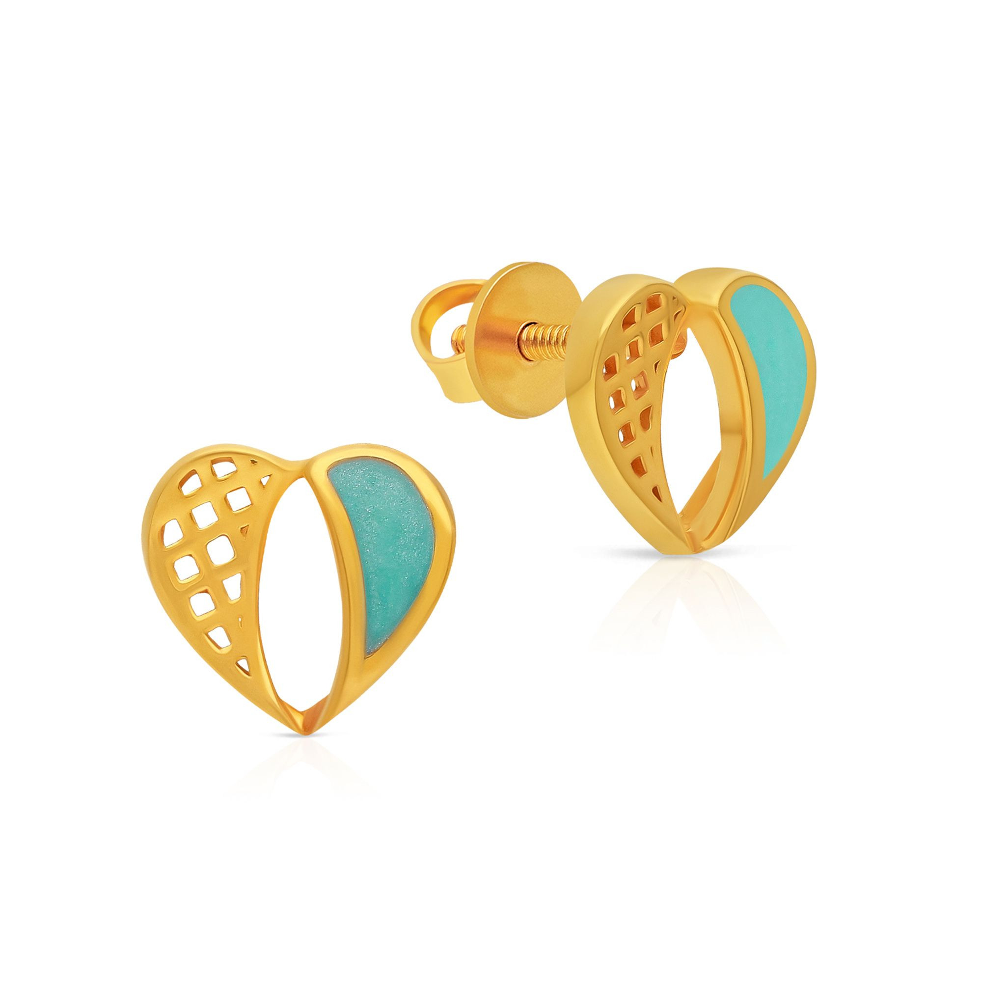 Zoul Gold Studs Earring ERNKDZL42021