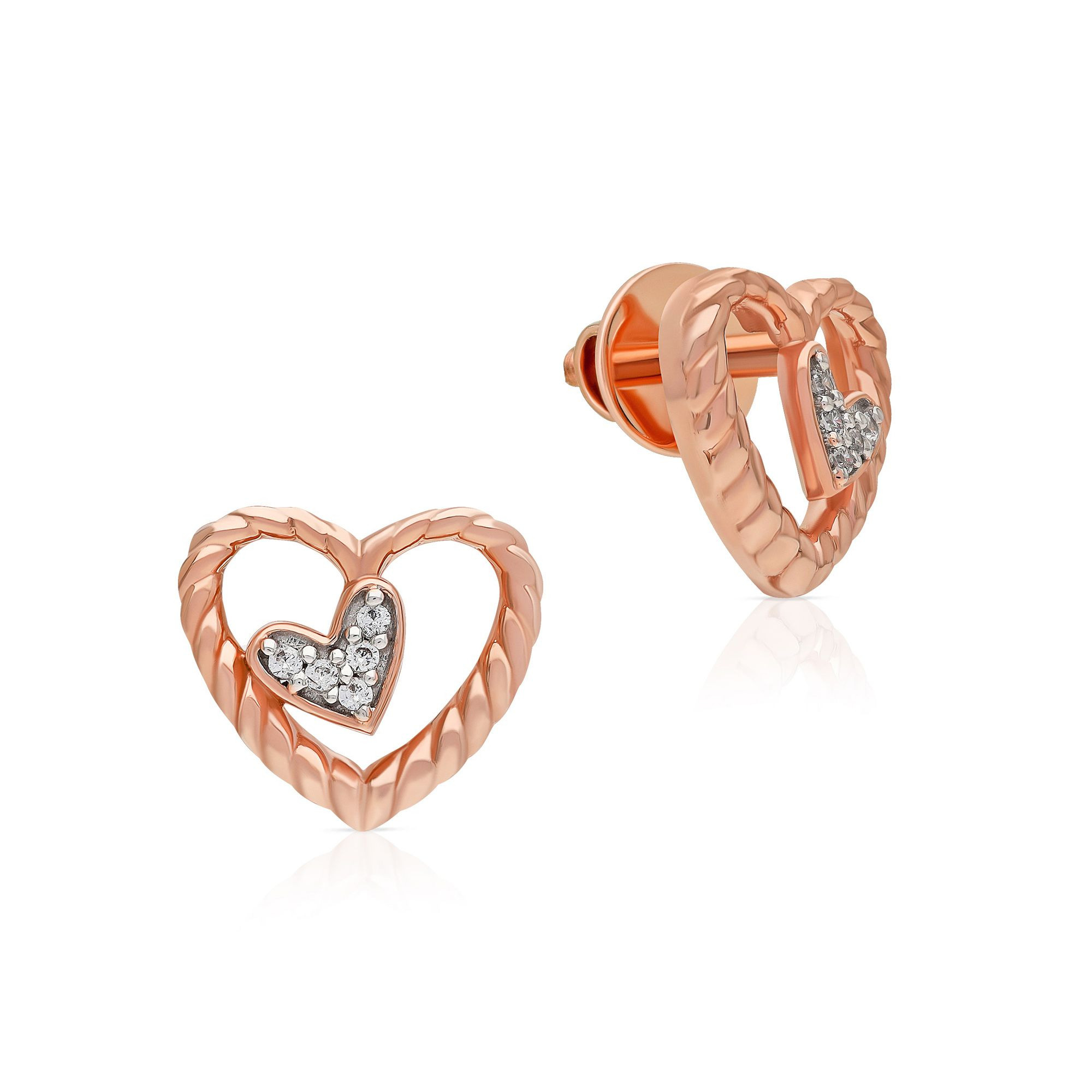 Zoul Gold Studs Earring ERNKDZL42400