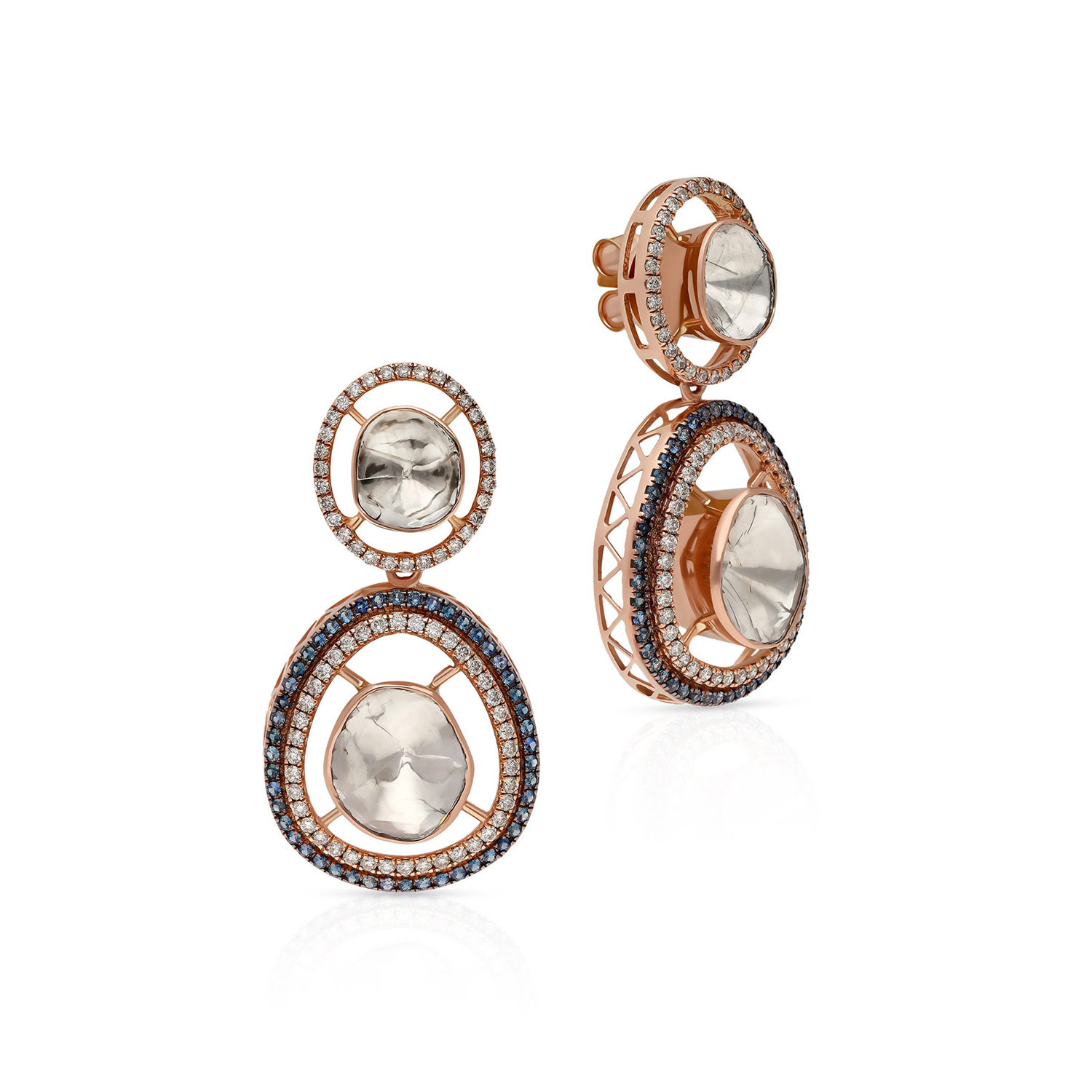 Viraaz Uncut Diamond Earring ERNKFTP46290