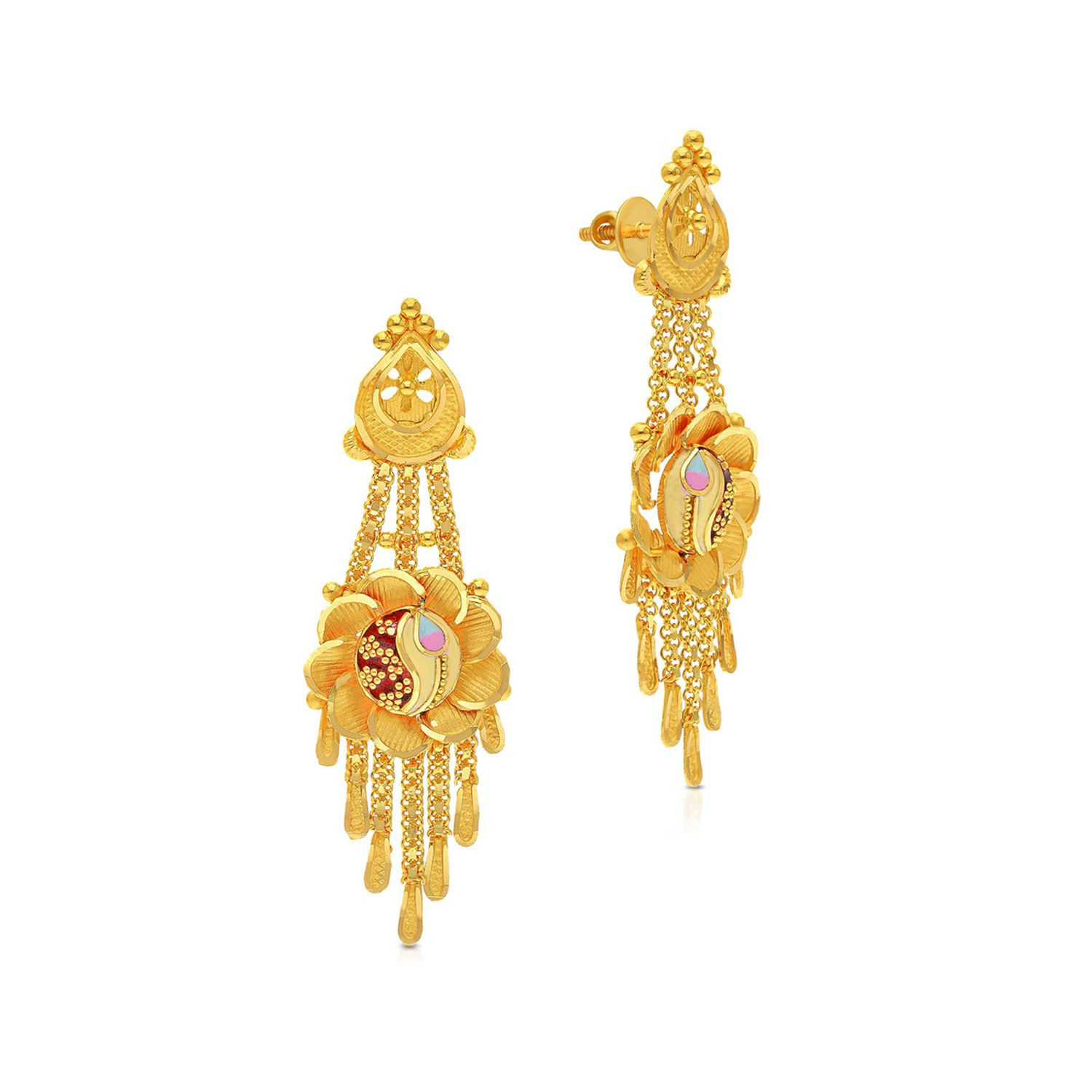 Malabar Gold Earring ERNKNOB51461