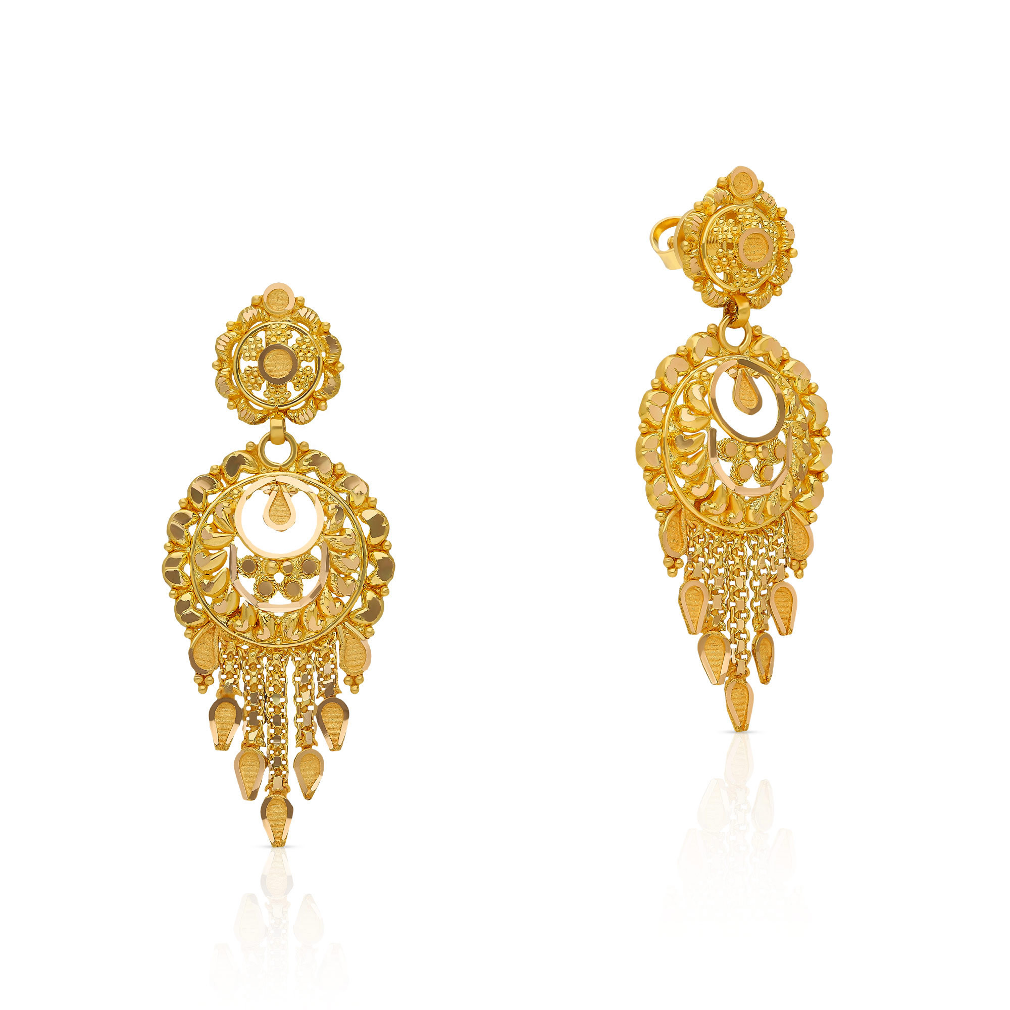 Malabar Gold Chandelier Earring ERNOB22615