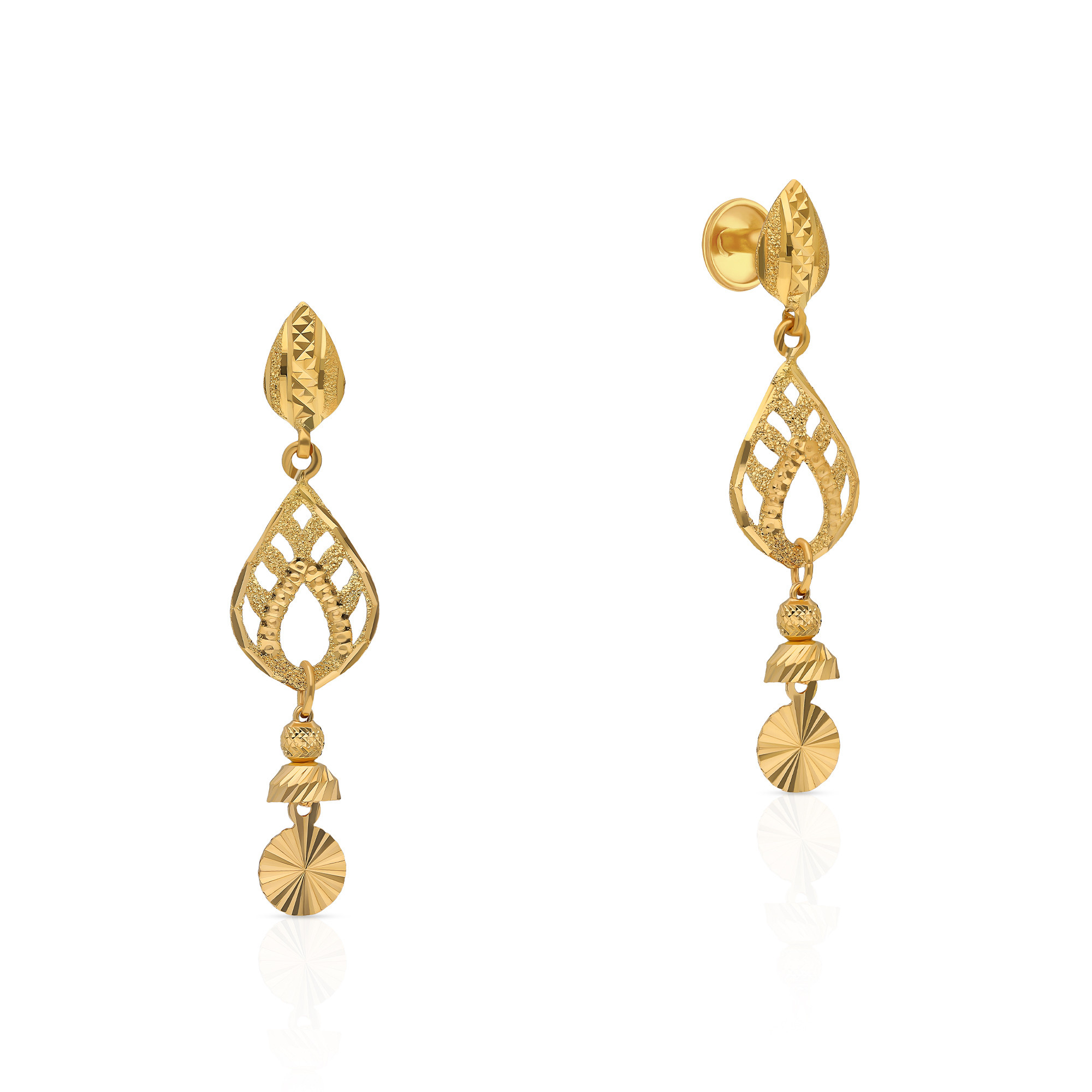 Malabar Gold Chandelier Earring ERNOB23451