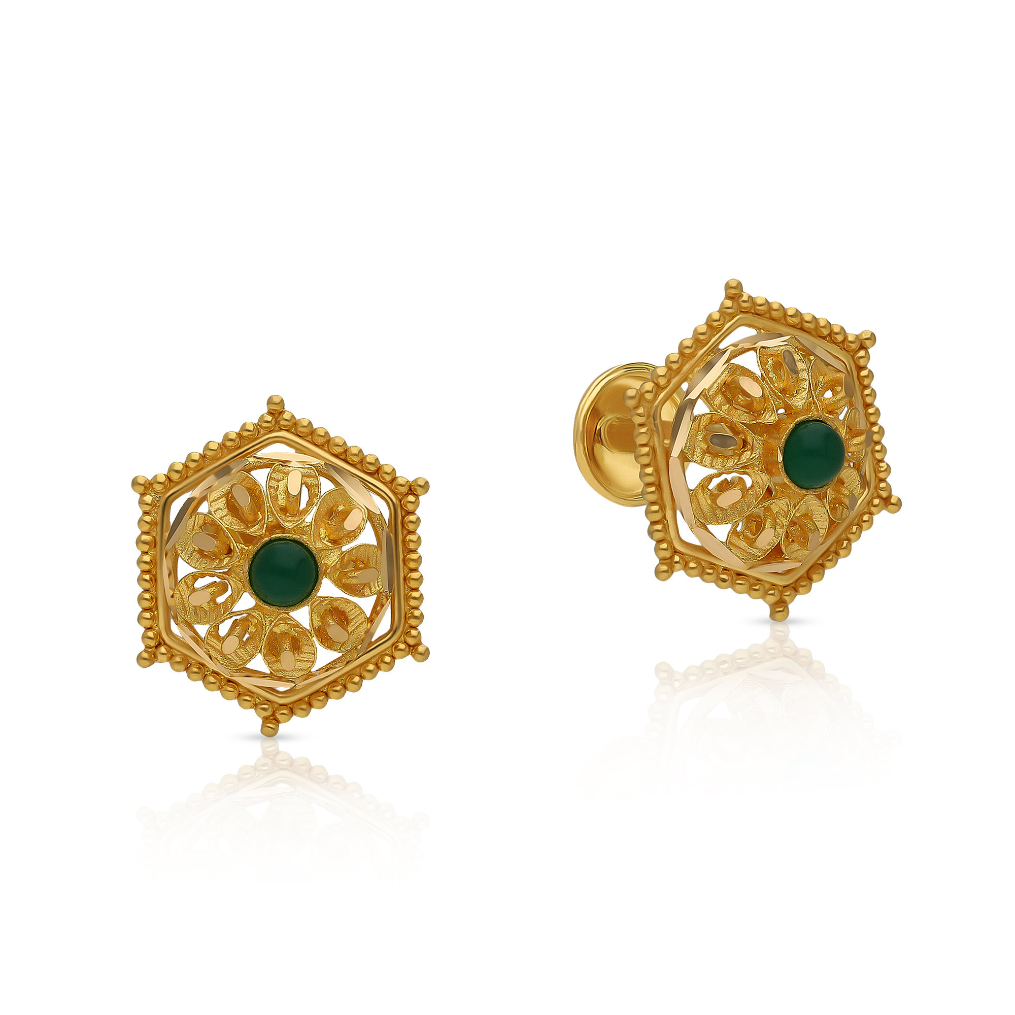 Malabar Gold Studs Earring ERNOB23811