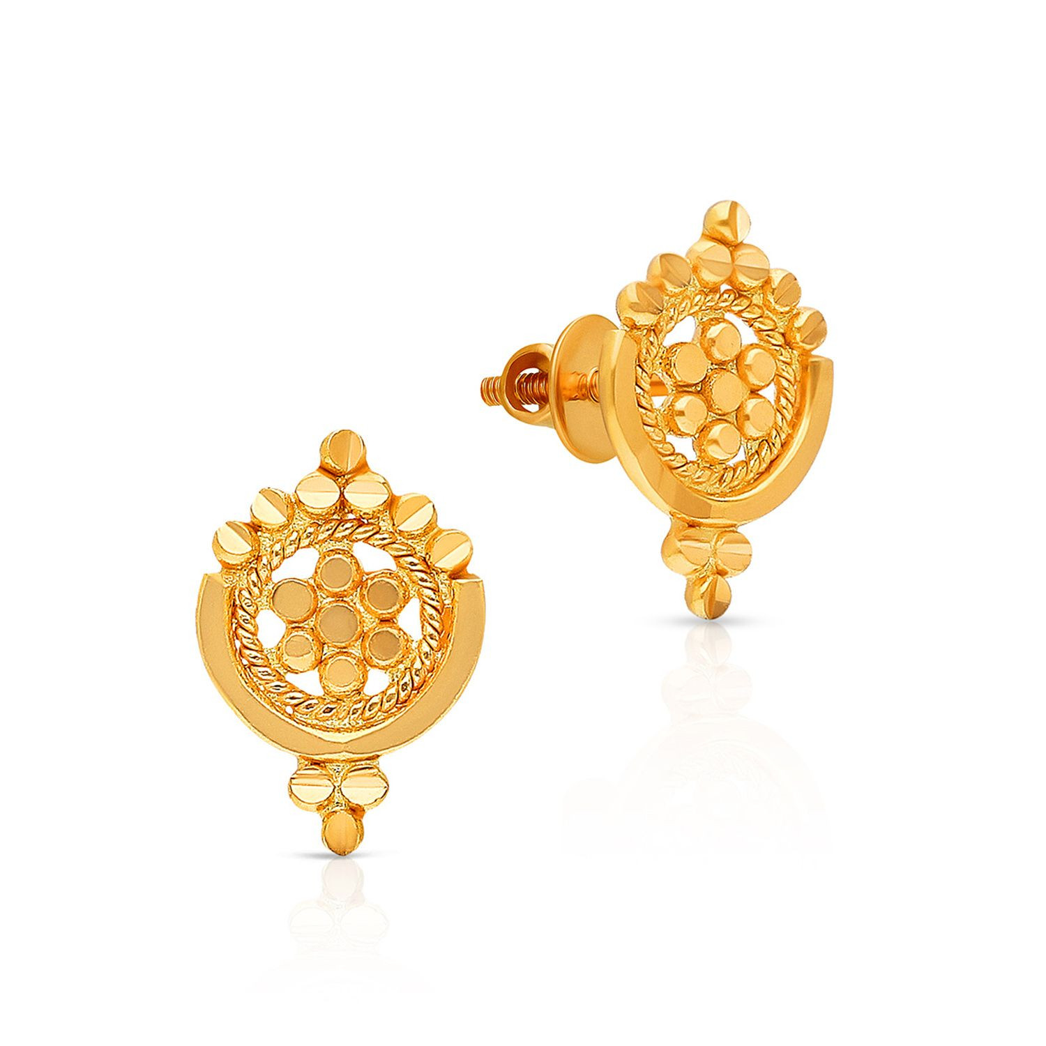 Malabar Gold Studs Earring ERNOB42257