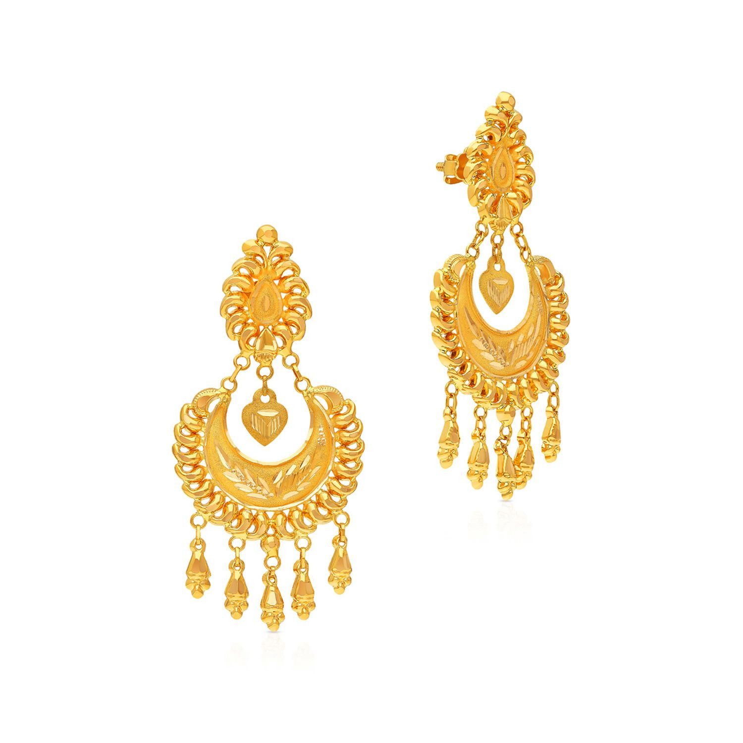 Malabar Gold Chandbali Earring ERNOB43336