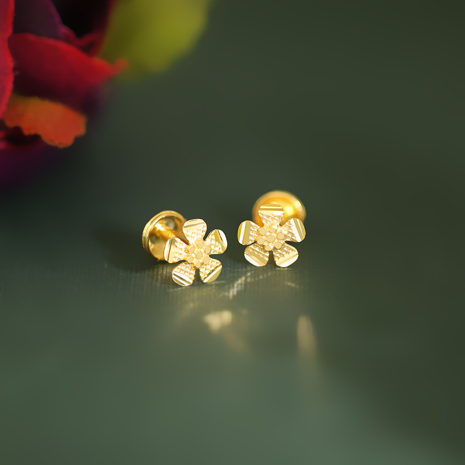 Malabar Gold Studs Earring ERNOB47377