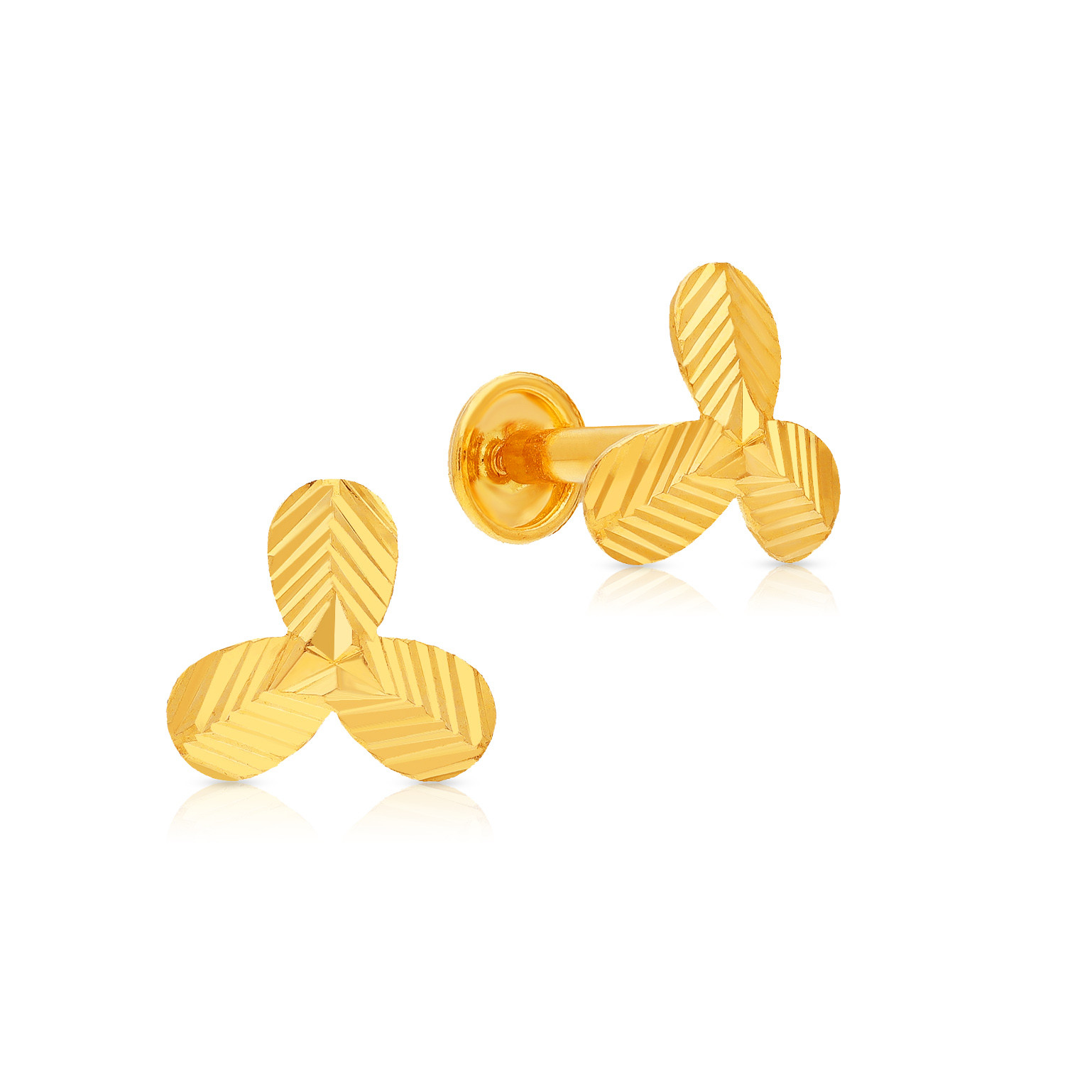 Malabar Gold Studs Earring ERNOB47379