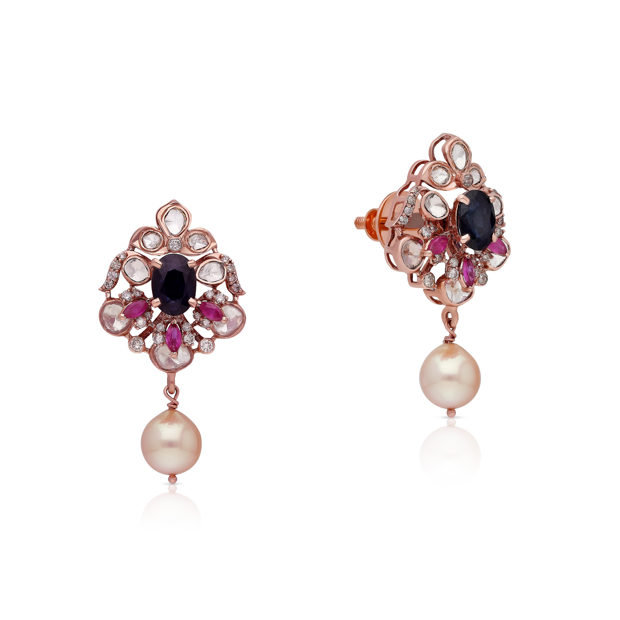 Viraaz Uncut Diamond Earring ERPDFTP40005