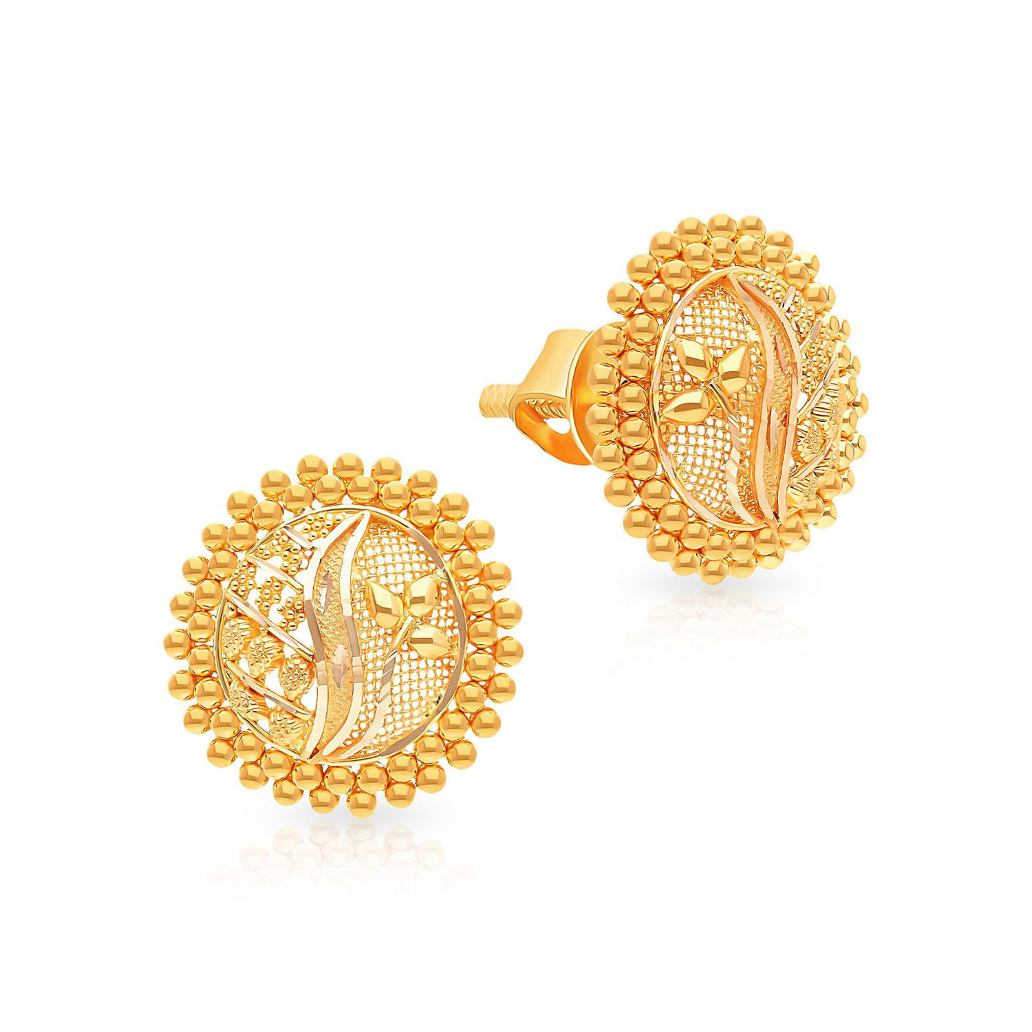 Malabar Gold Studs Earring ERPDNOB40425