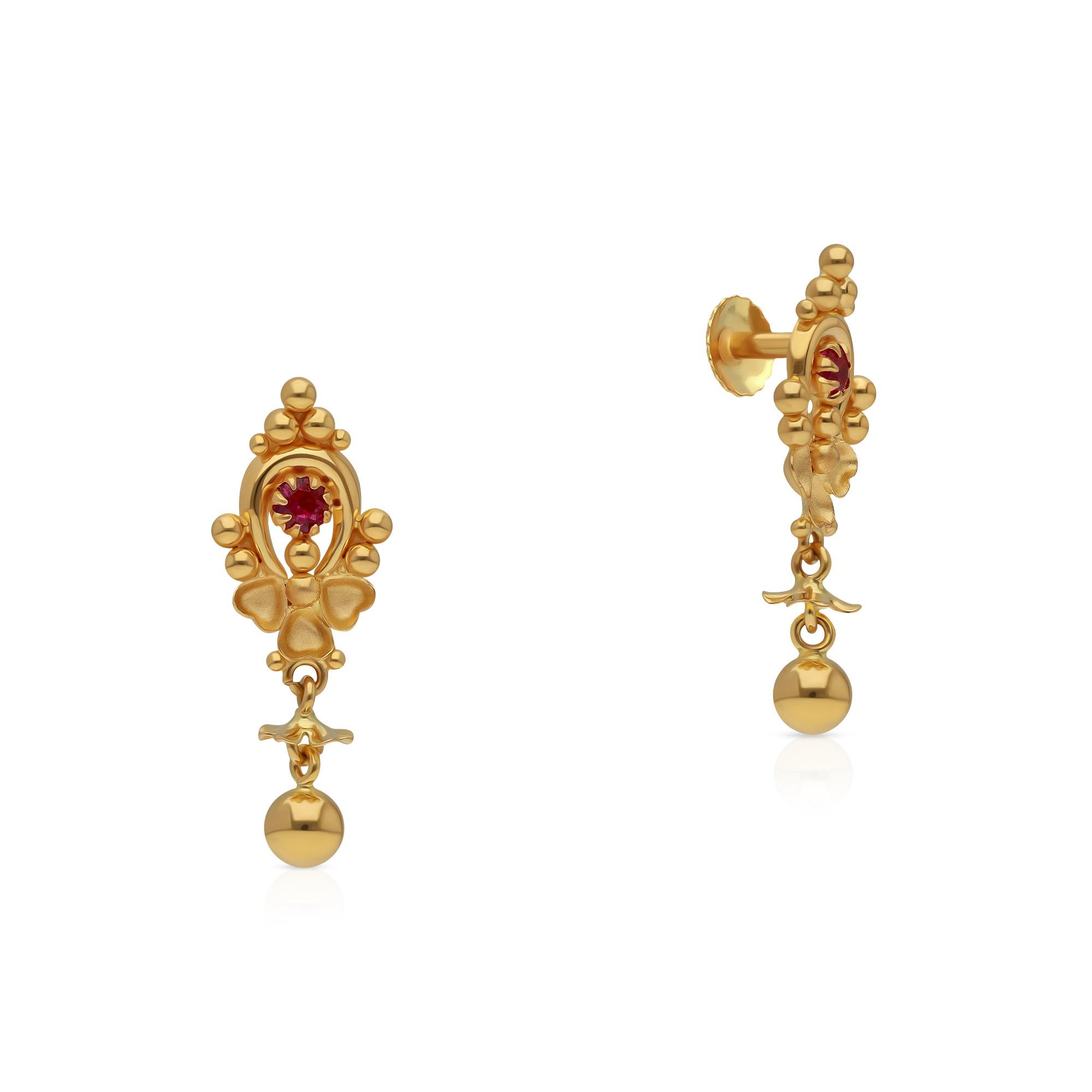 Malabar Gold Drops Earring ERTMN13114