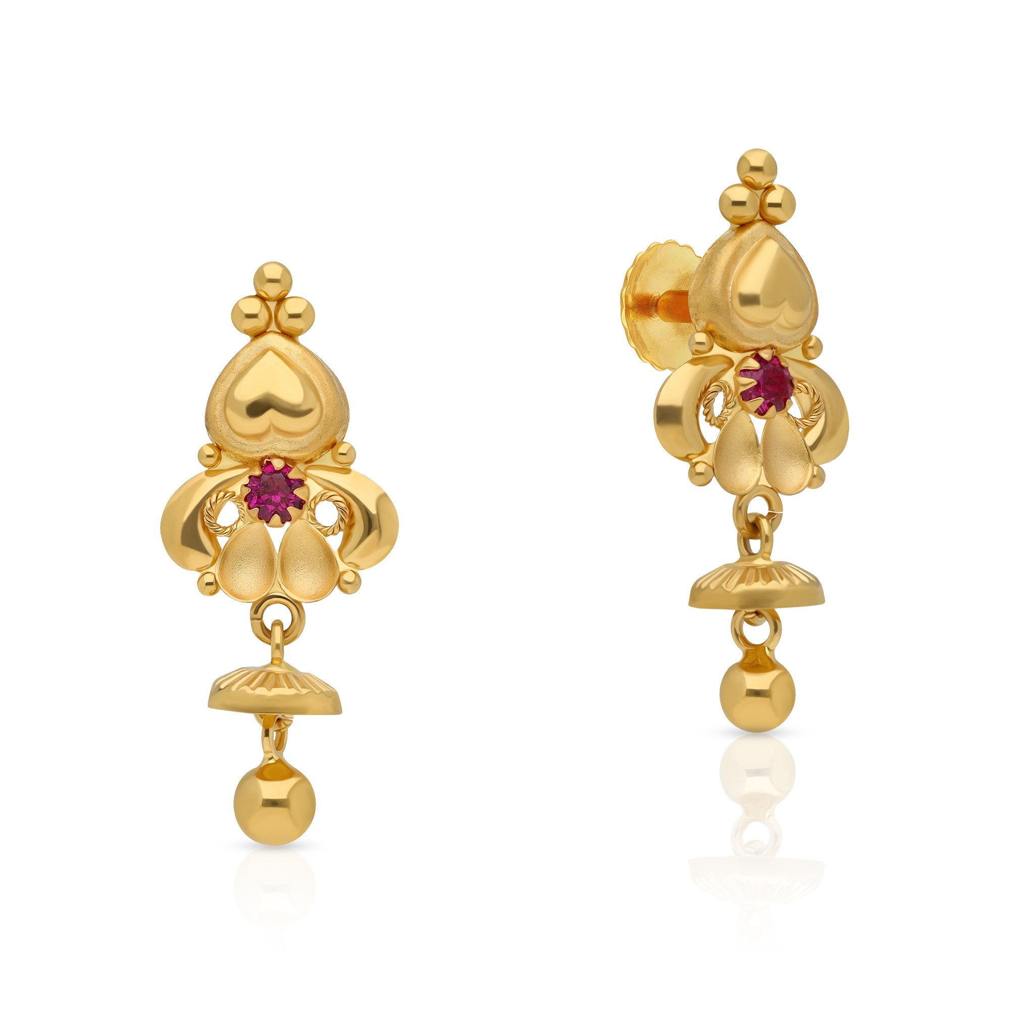 Malabar Gold Drops Earring ERTMN13130