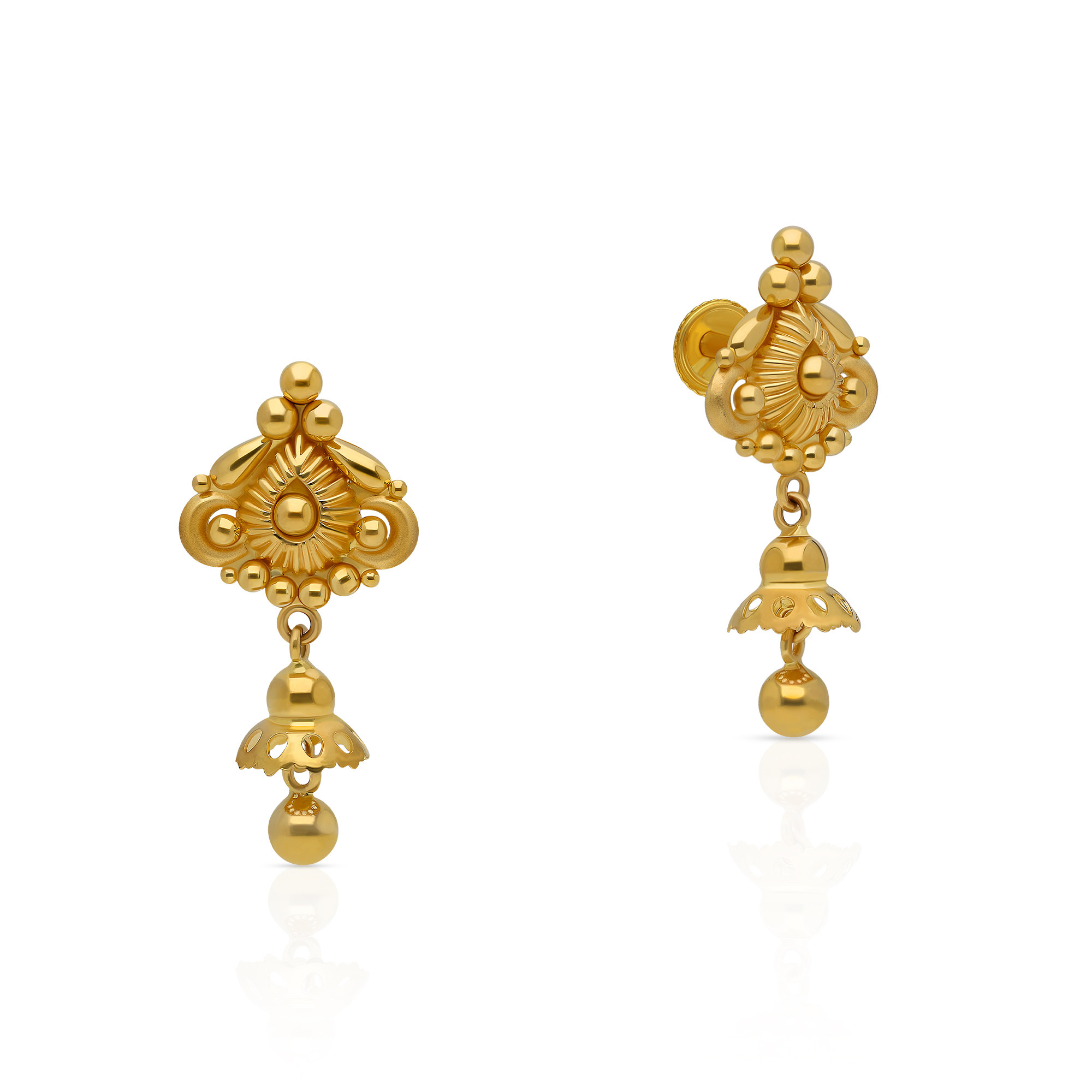 Malabar Gold Studs Earring ERTMN13147