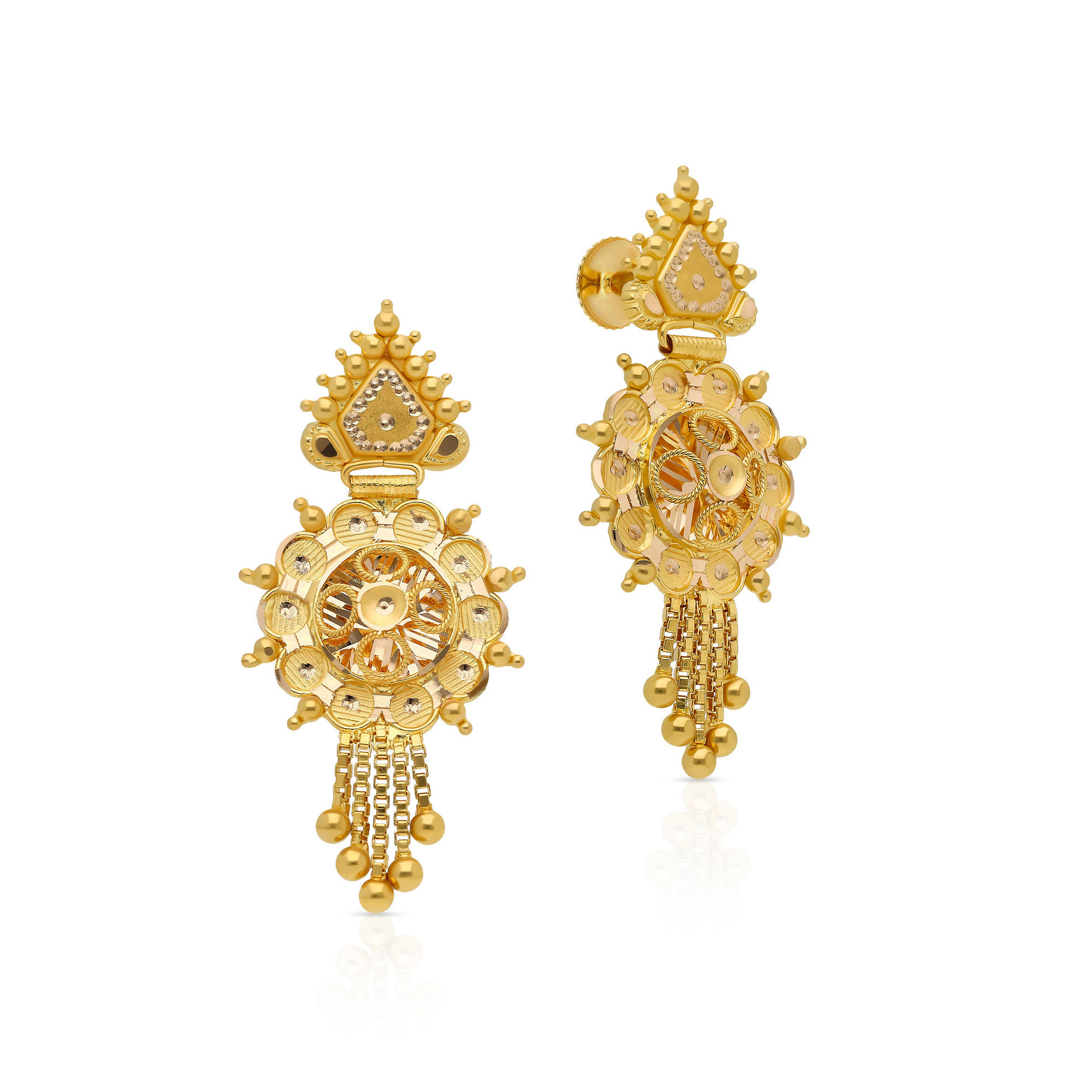 Malabar Gold Chandelier Earring ERTMN13221