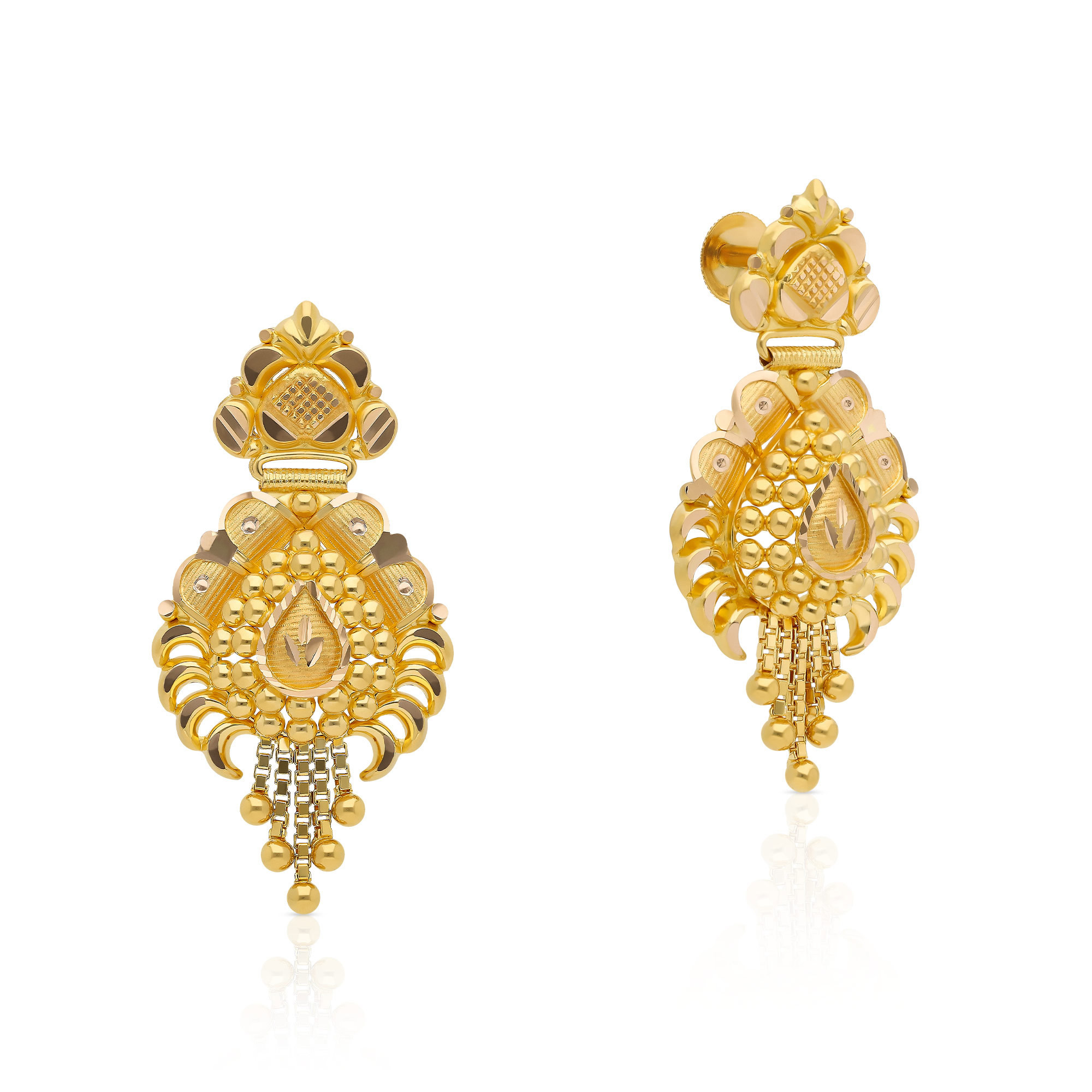 Malabar Gold Chandelier Earring ERTMN13229