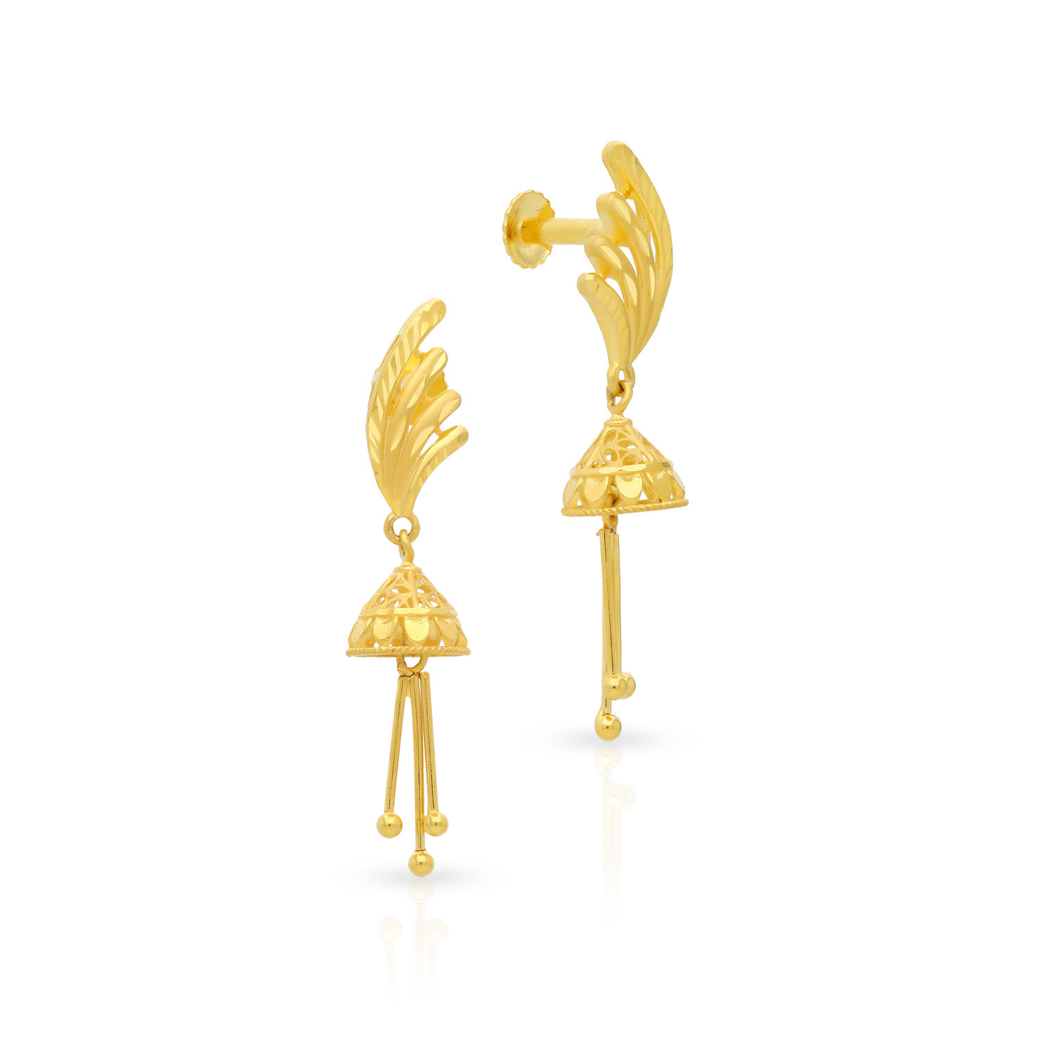 Malabar Gold Jhumka Earring ERTMN49859