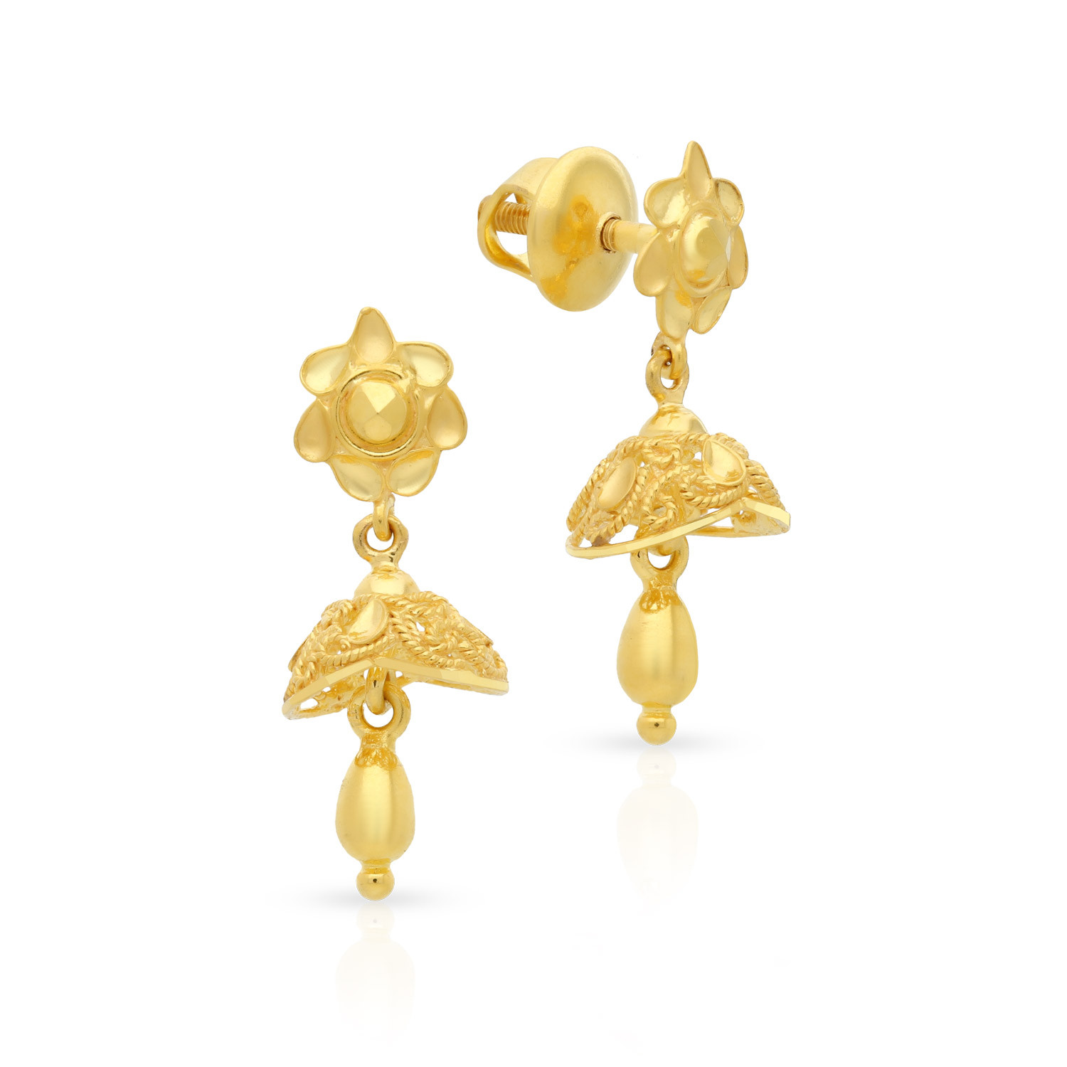 Malabar Gold Jhumka Earring ERTMN49860