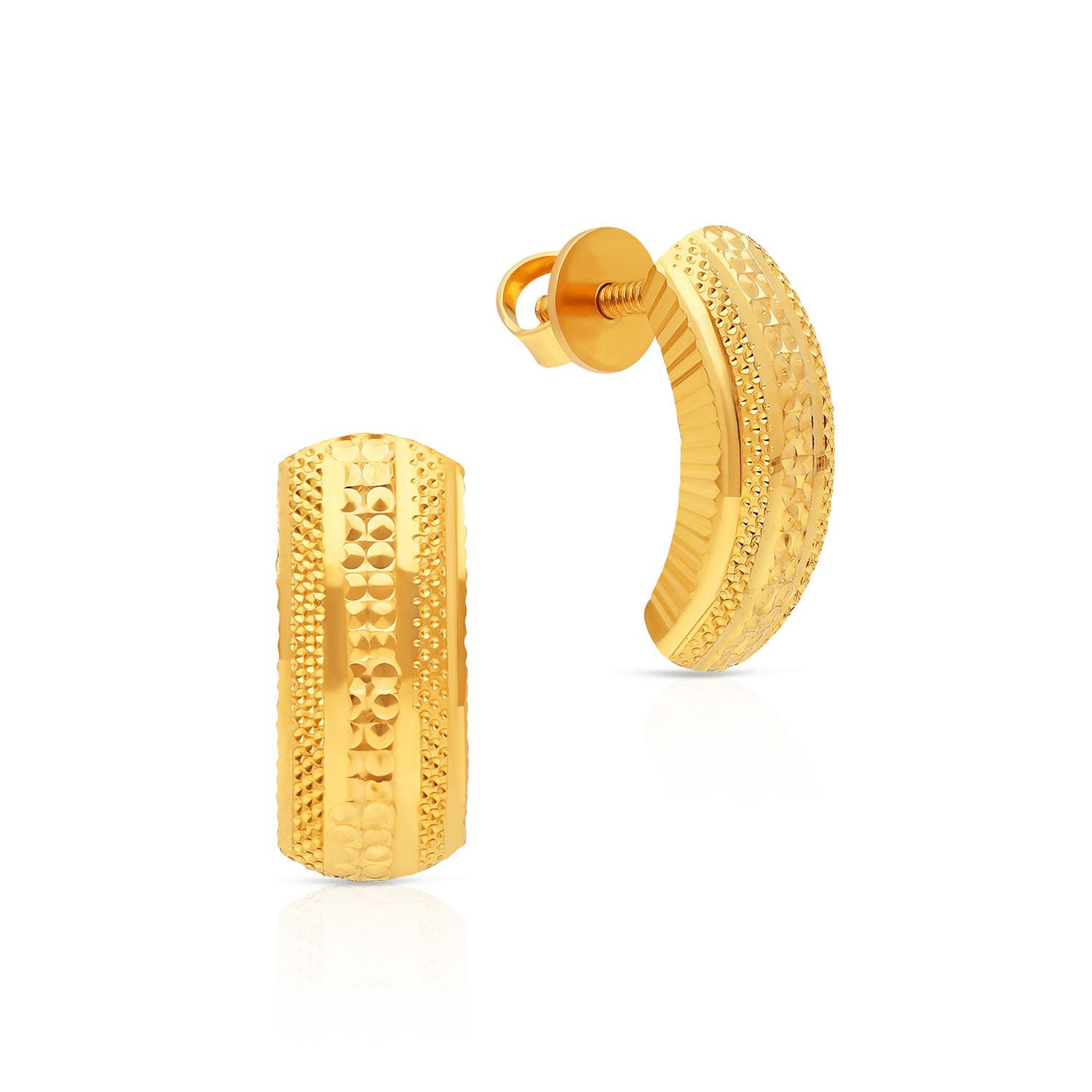 Malabar Gold Studs Earring ERZNS40499