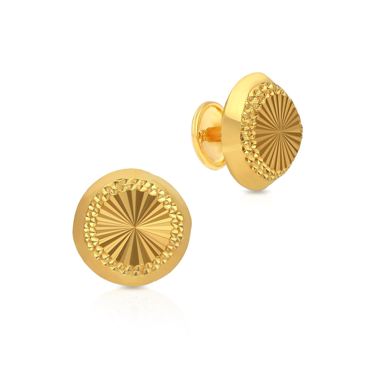 Malabar Gold Studs Earring ERZNS41153
